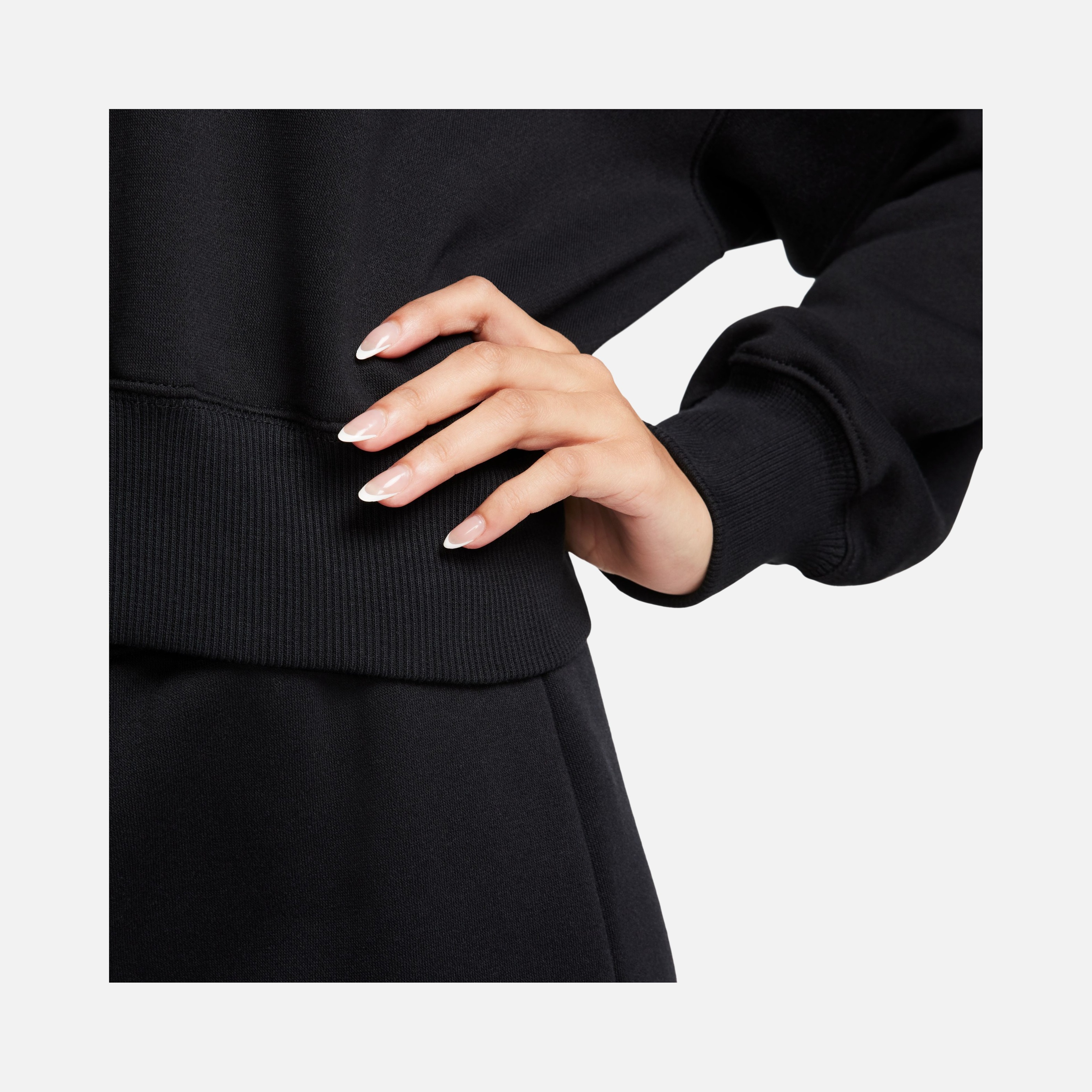 Nike Sportswear Phoenix Fleece Cropped V-Neck Kadın Sweatshirt