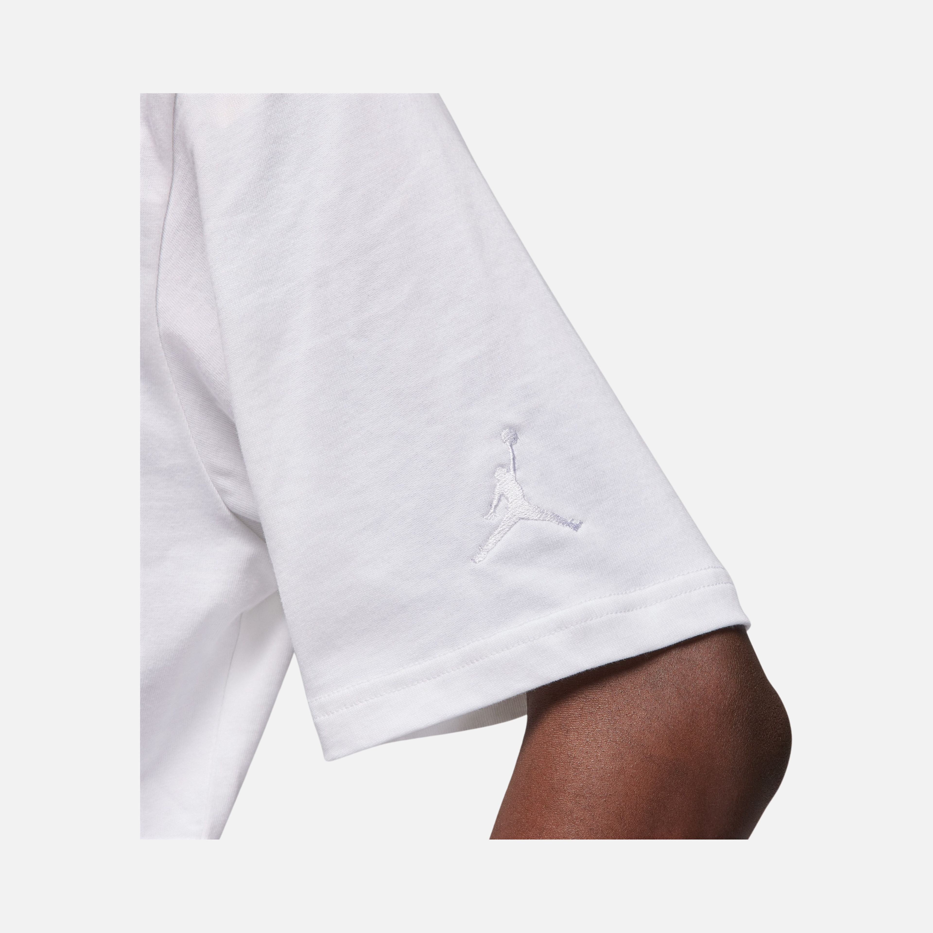 Nike Jordan Brand Classical Embroidered Small AJ1 Patch Crew Short-Sleeve Erkek Tişört
