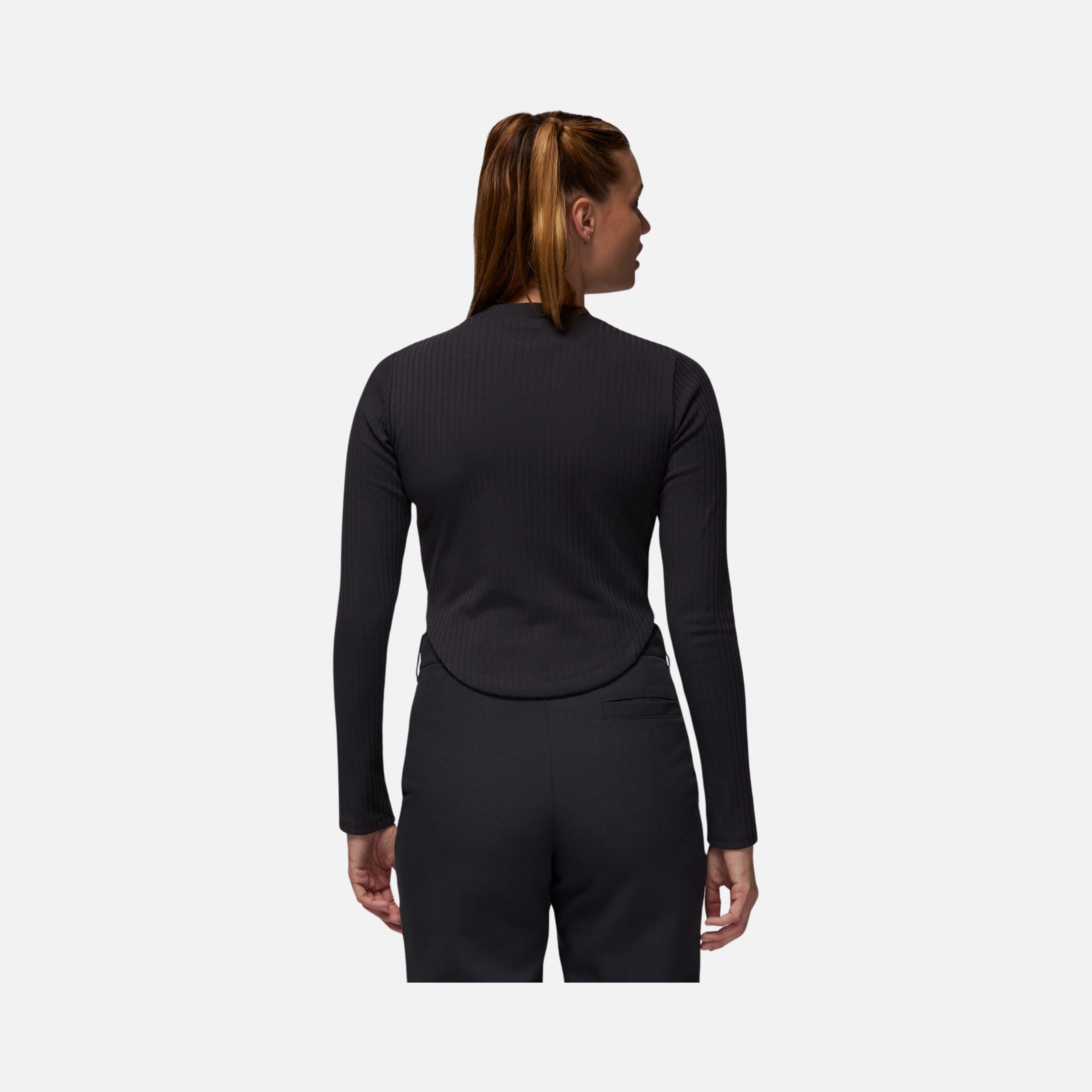 Nike Jordan Knit Sld Top 2 Long-Sleeve Kadın Tişört