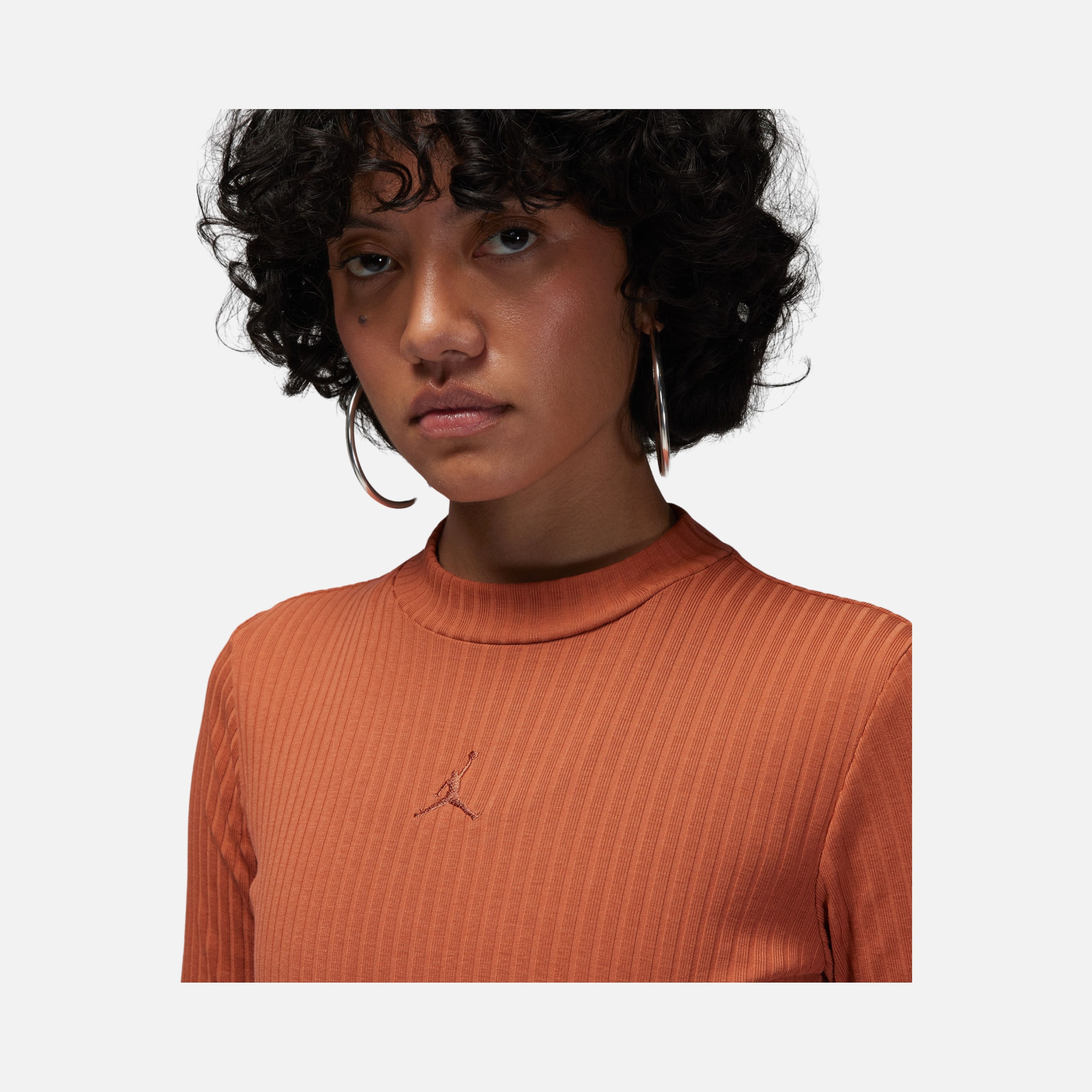 Nike Jordan Knit Sld Top 2 Long-Sleeve Kadın Tişört