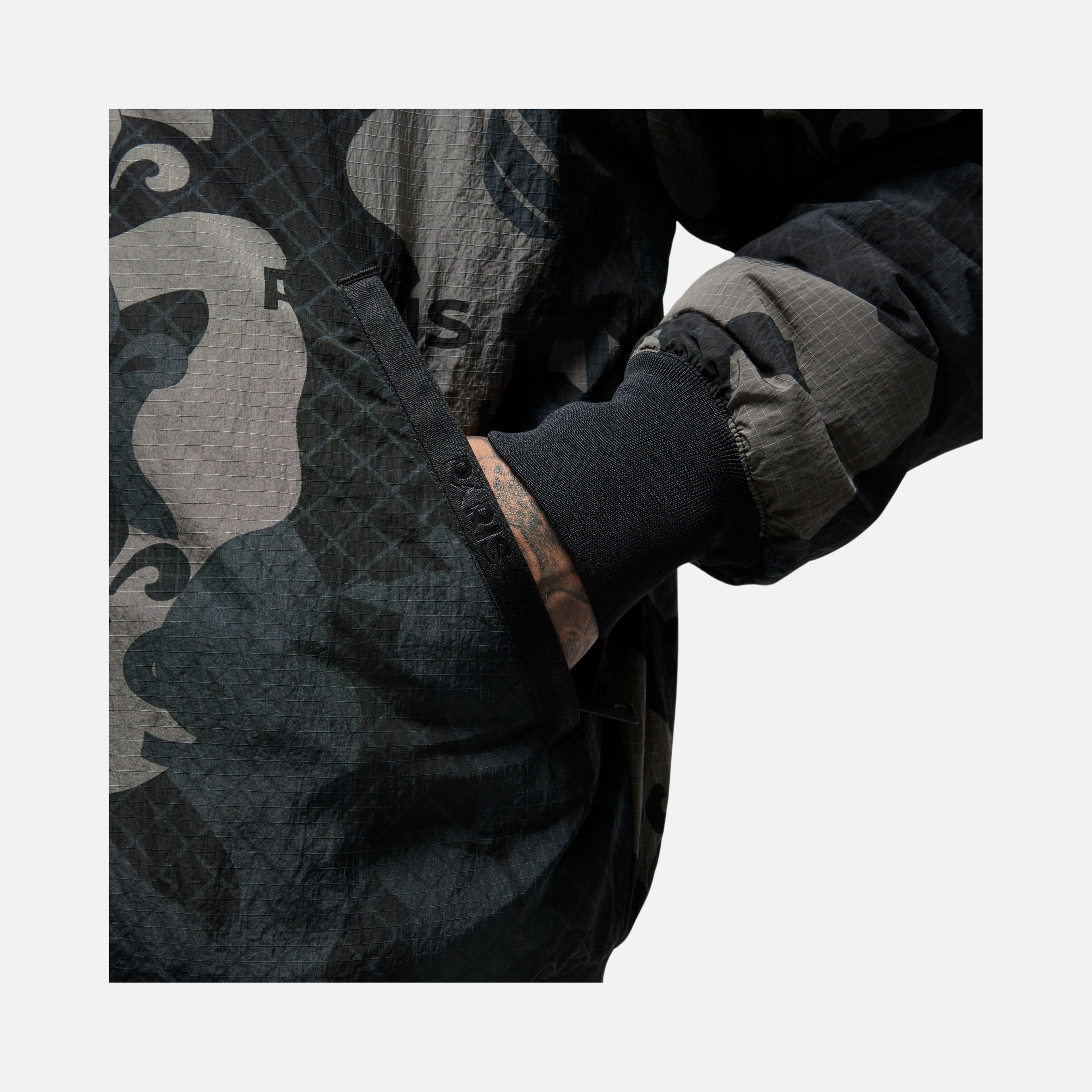 Nike Jordan Paris Saint-Germain Graphics Woven Bomber Full-Zip
