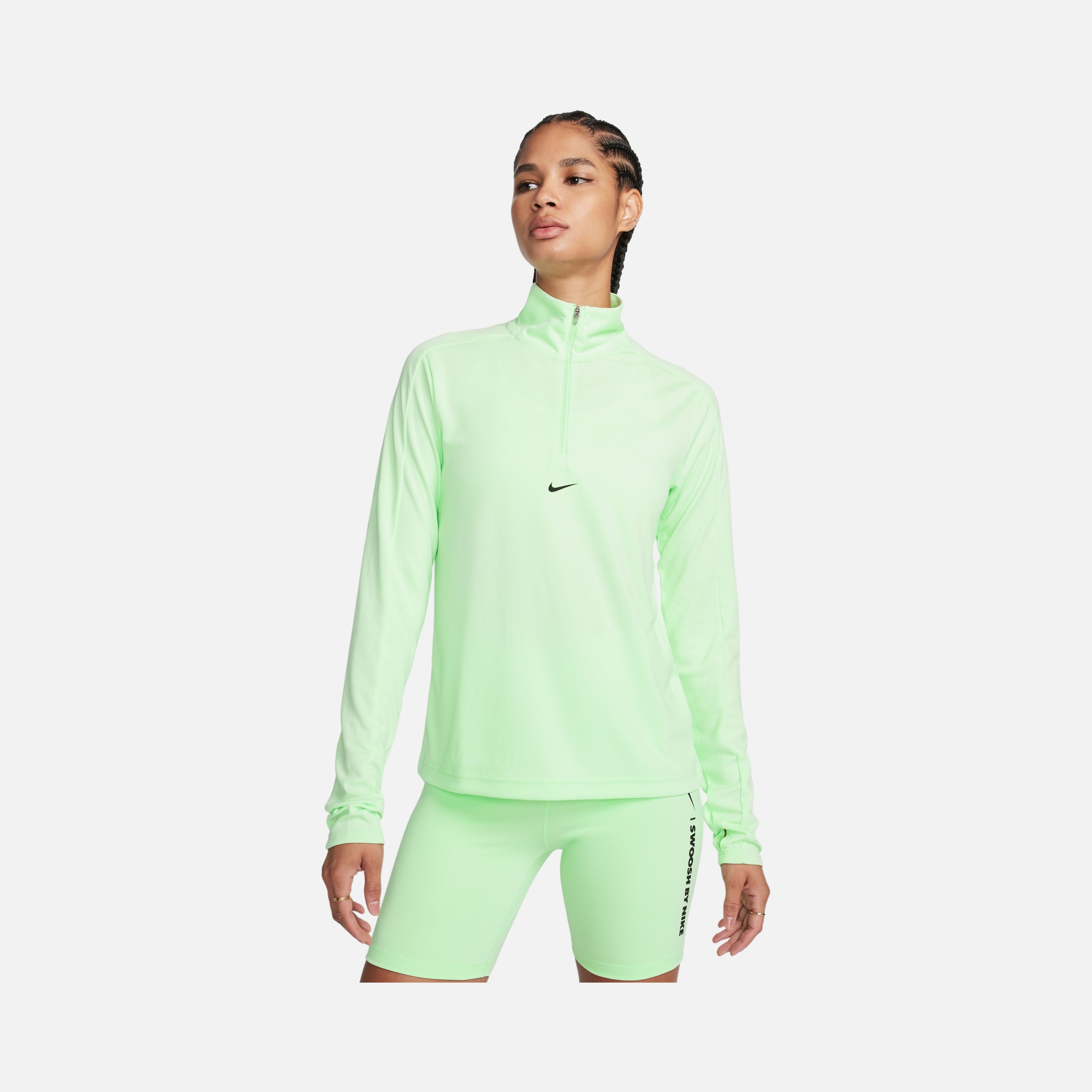 Nike Pacer Dri-Fit 1/4-Zip Running Long-Sleeve Kadın Tişört