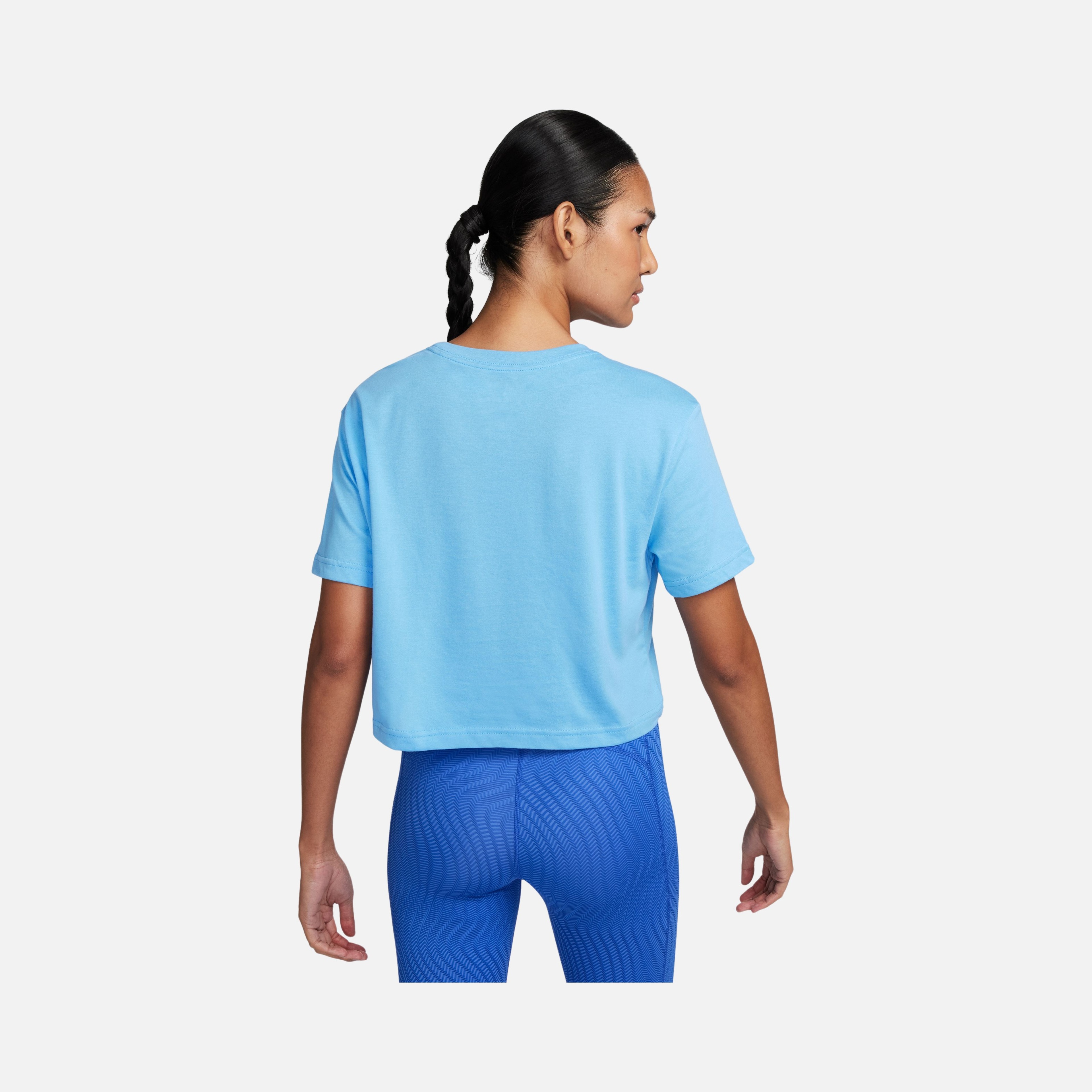 Nike Pro Dri-Fit Graphics Cropped Training Short-Sleeve Kadın Tişört