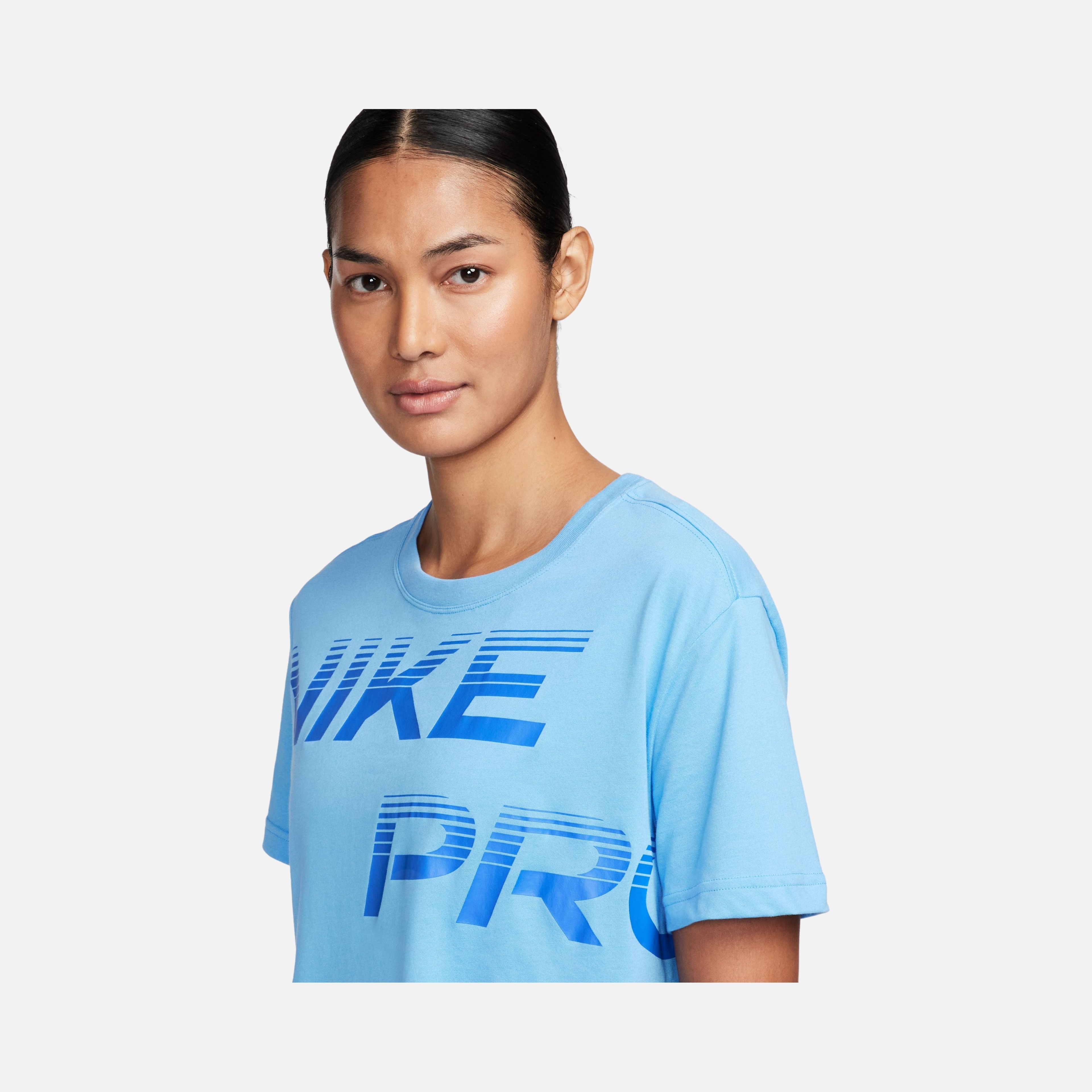 Nike Pro Dri-Fit Graphics Cropped Training Short-Sleeve Kadın Tişört