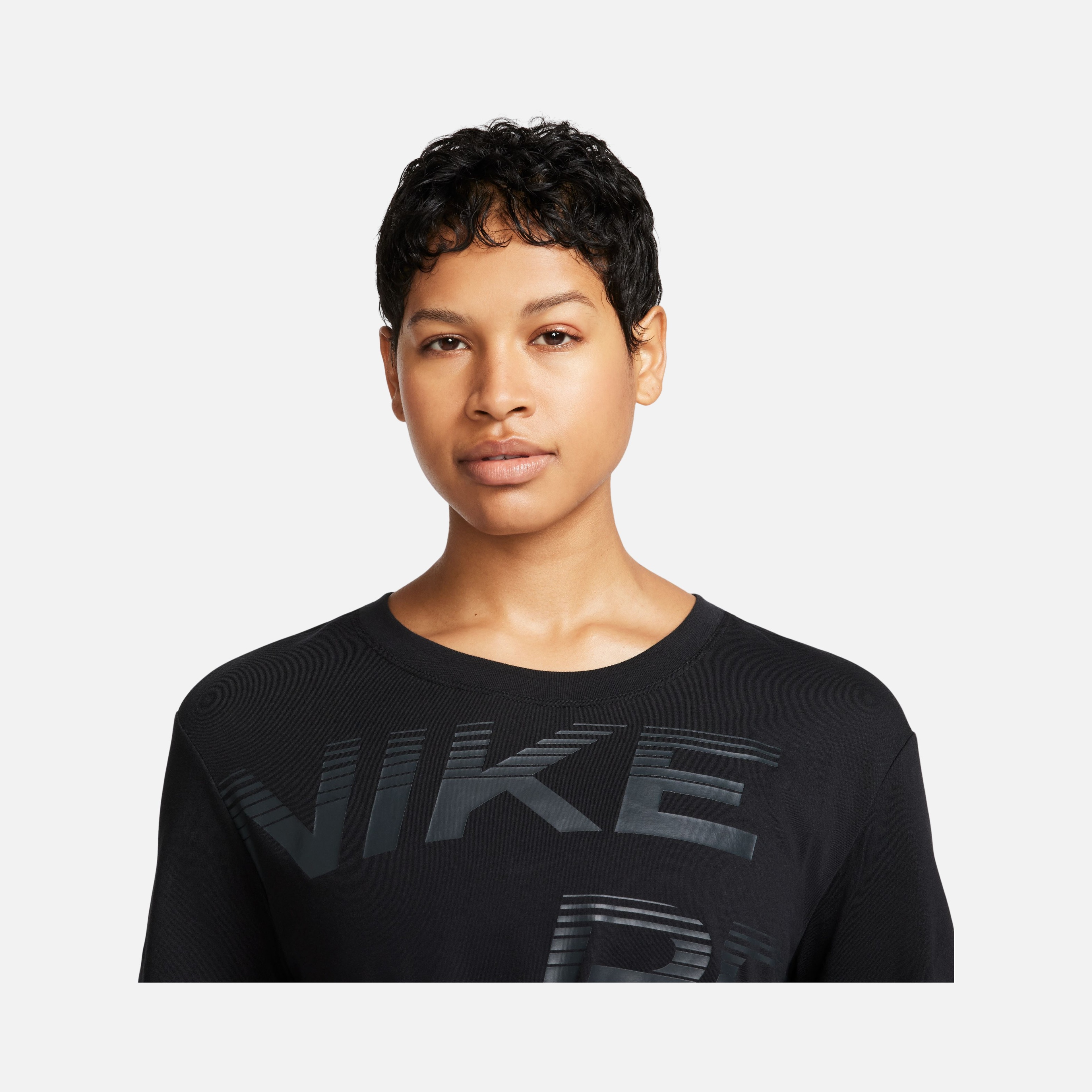 Nike Pro Dri-Fit Graphics Cropped Training Short-Sleeve Kadın Tişört