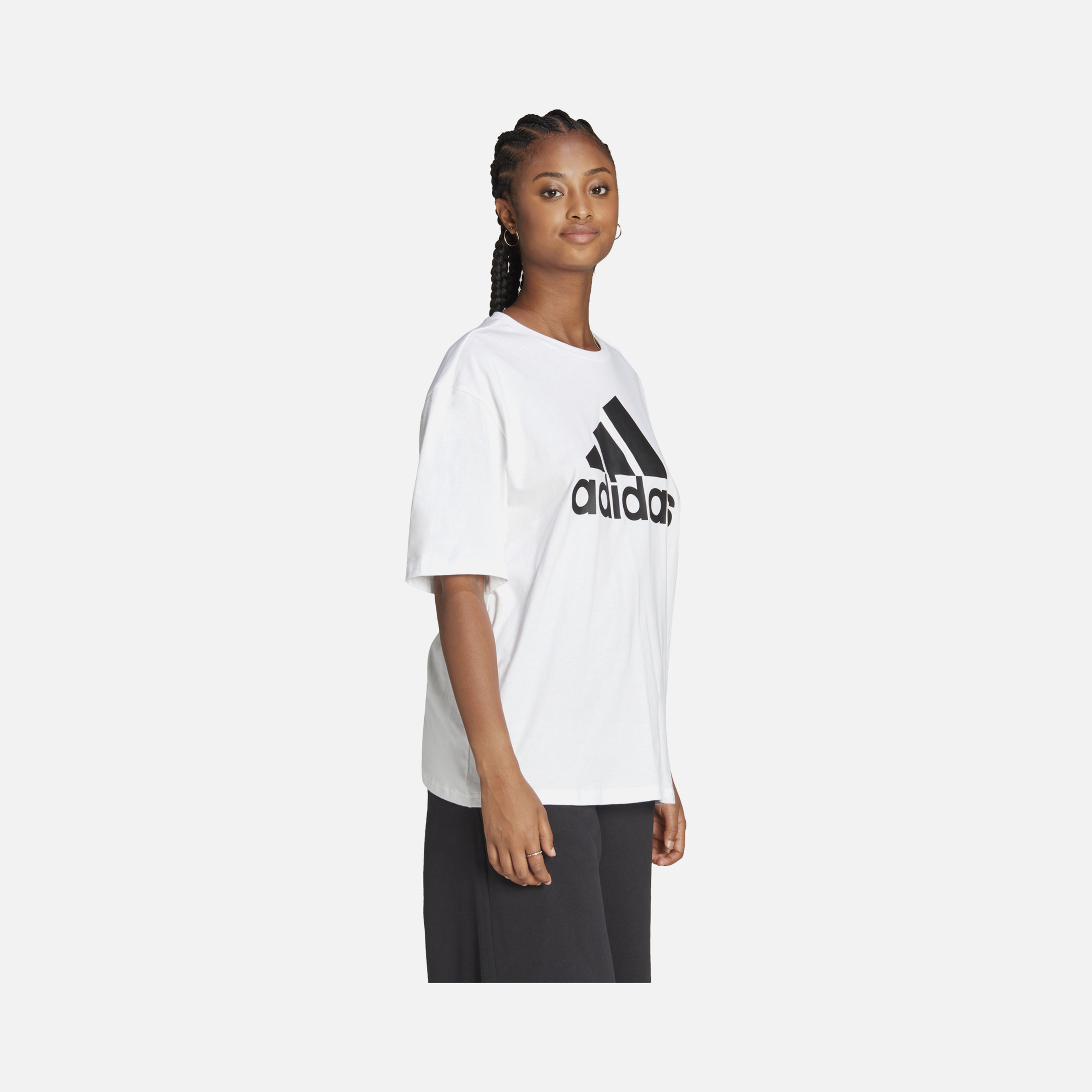 adidas Essentials Big Logo Boyfriend Short-Sleeve '24 Kadın Tişört