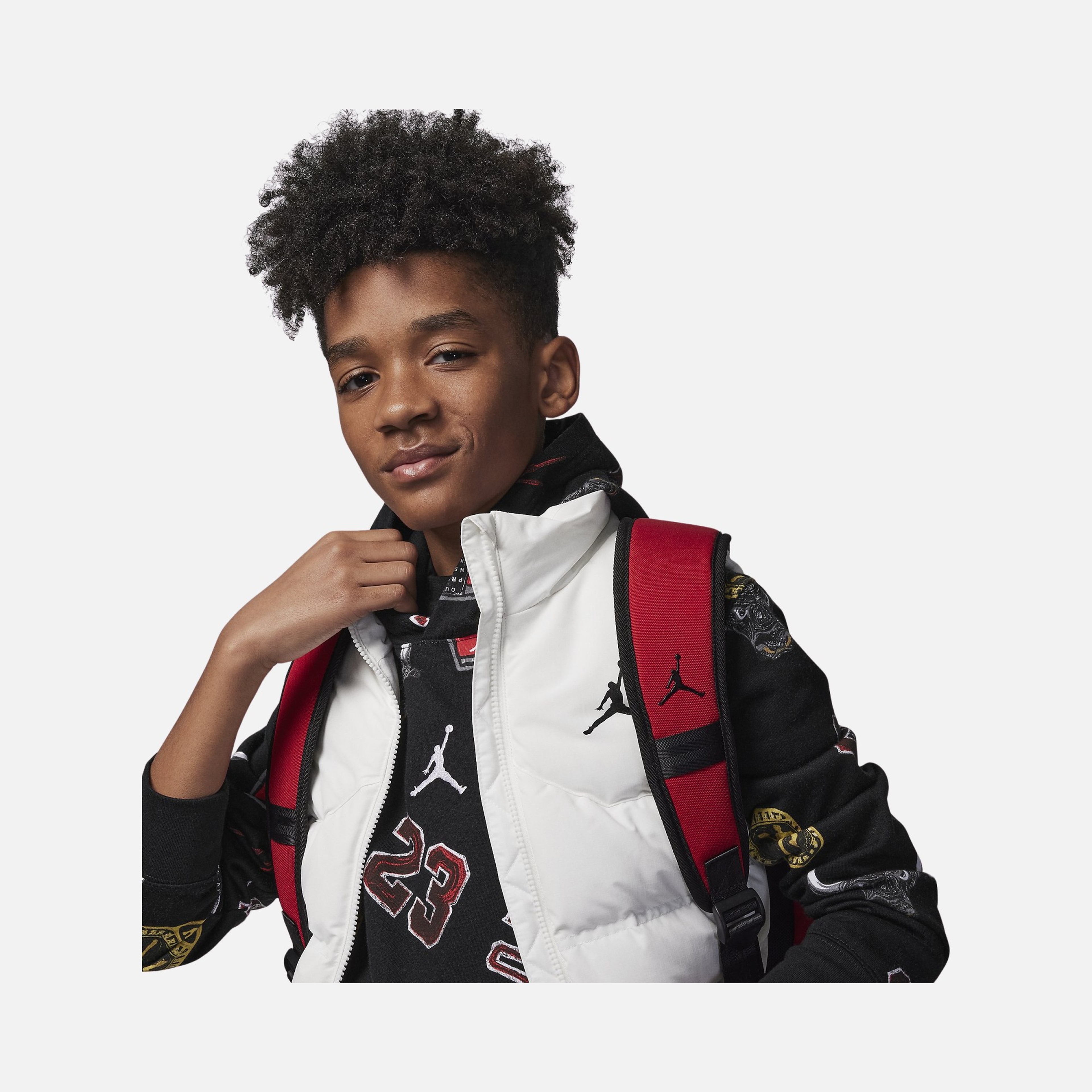 Nike Jordan Essentials Frenh Terry All-Over Printed Pullover Hoodie (Boys') Çocuk Sweatshirt