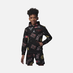 Nike Jordan Essentials Frenh Terry All-Over Printed Pullover Hoodie (Boys') Çocuk Sweatshirt
