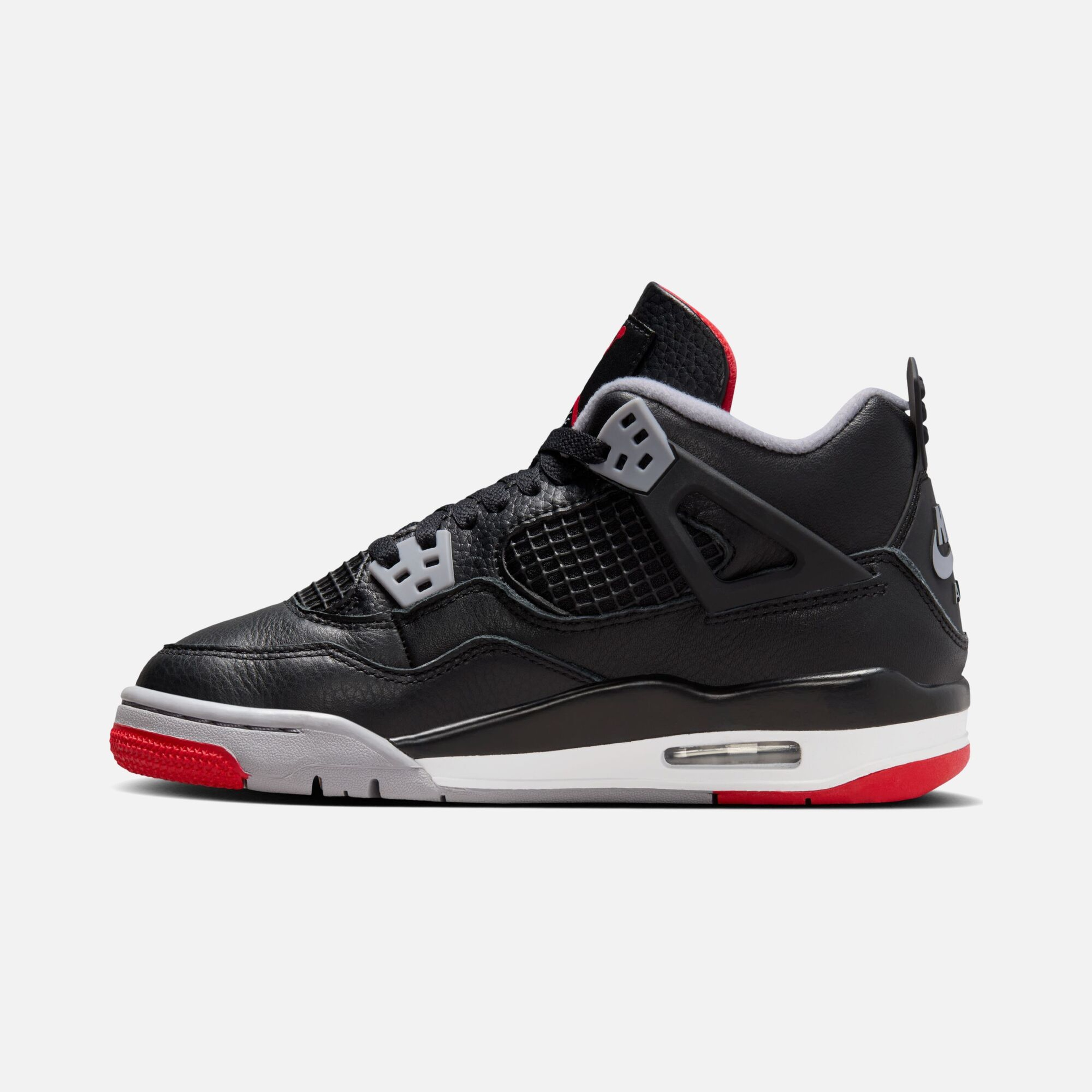 靴 Nike Air Jordan 4 Retro Bred Reimagined Nike Air Jordan 4 Retro ''Bred Reimagined'' (GS) Spor Ayakkabı