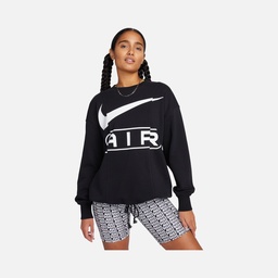 Nike Air Over-Oversized Crew-Neck French Terry ''Adjustable Waist Cord'' Kadın Sweatshirt