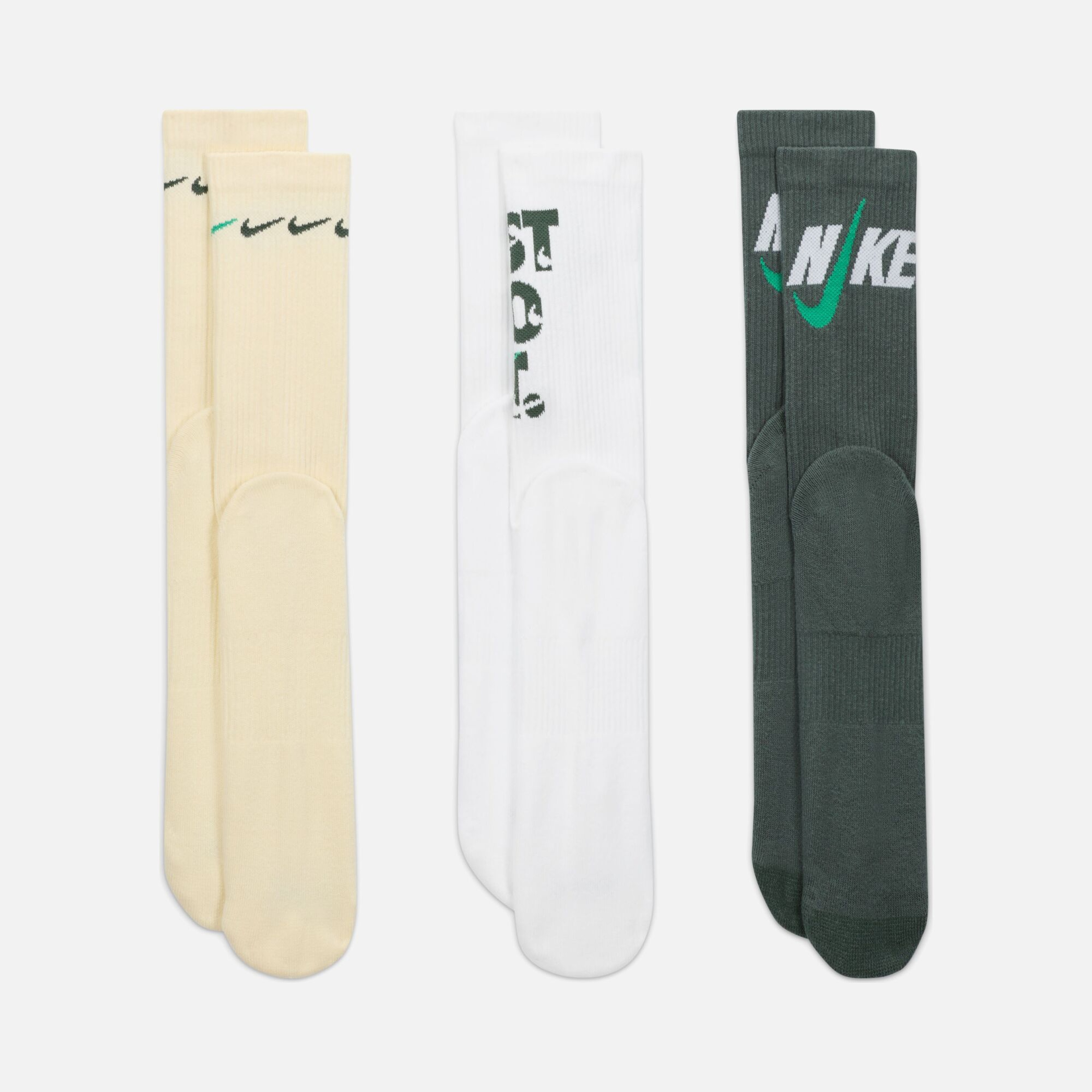 Nike Everyday Plus Cushioned Athletic Training (3 Pairs) Unisex Çorap