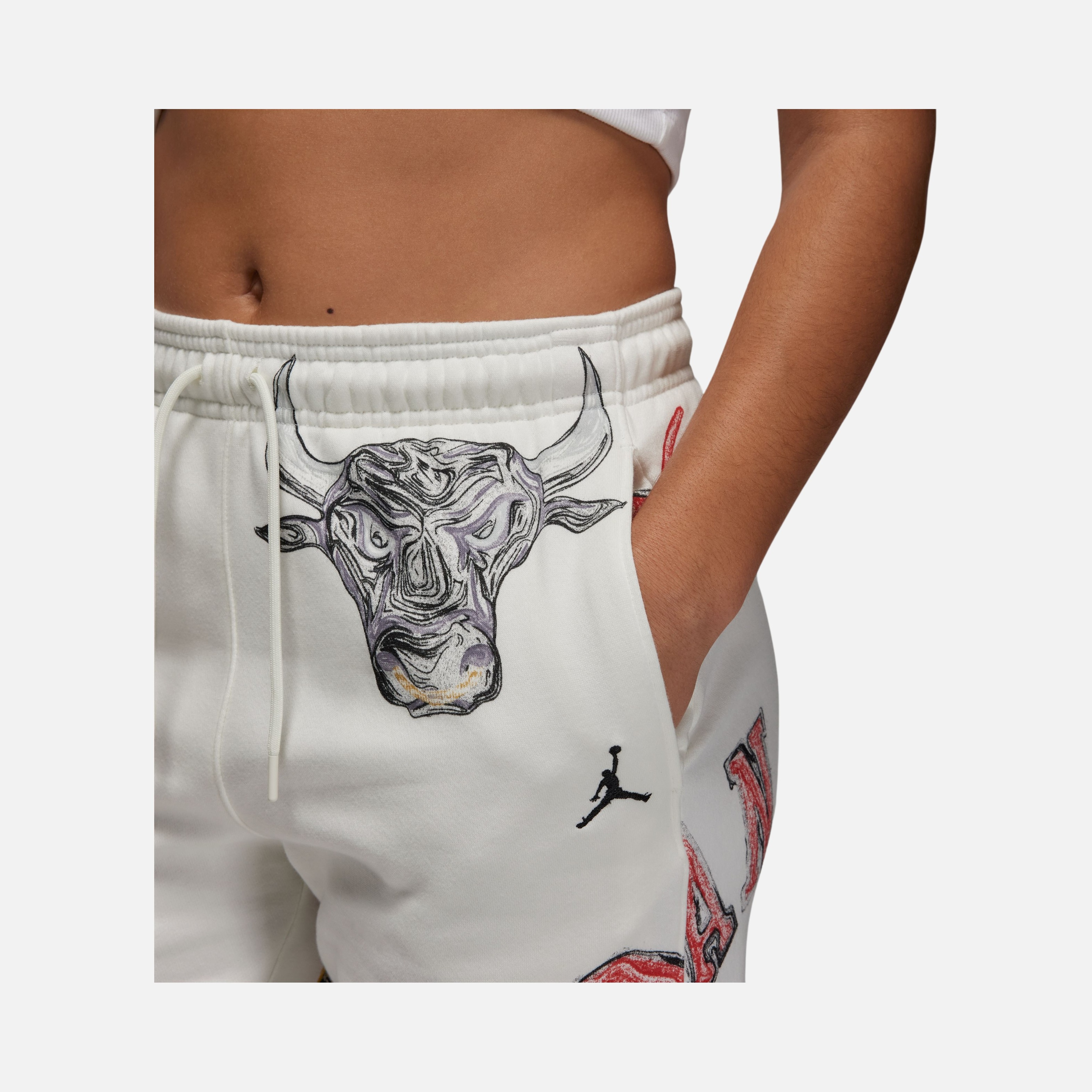 Nike Jordan Brooklyn All Over Print Fleece Kadın Eşofman Altı