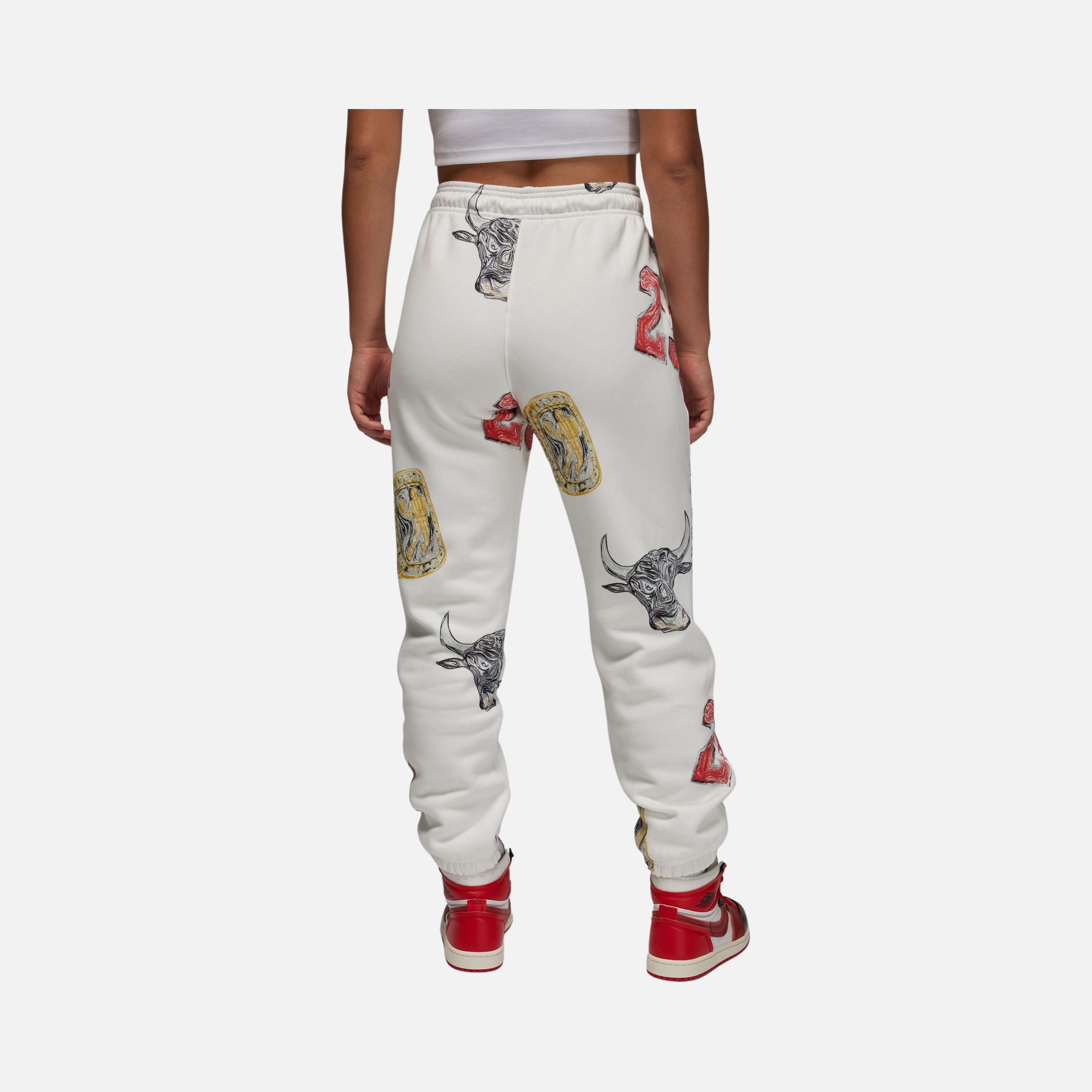 Nike Jordan Brooklyn All Over Print Fleece Kadın Eşofman Altı