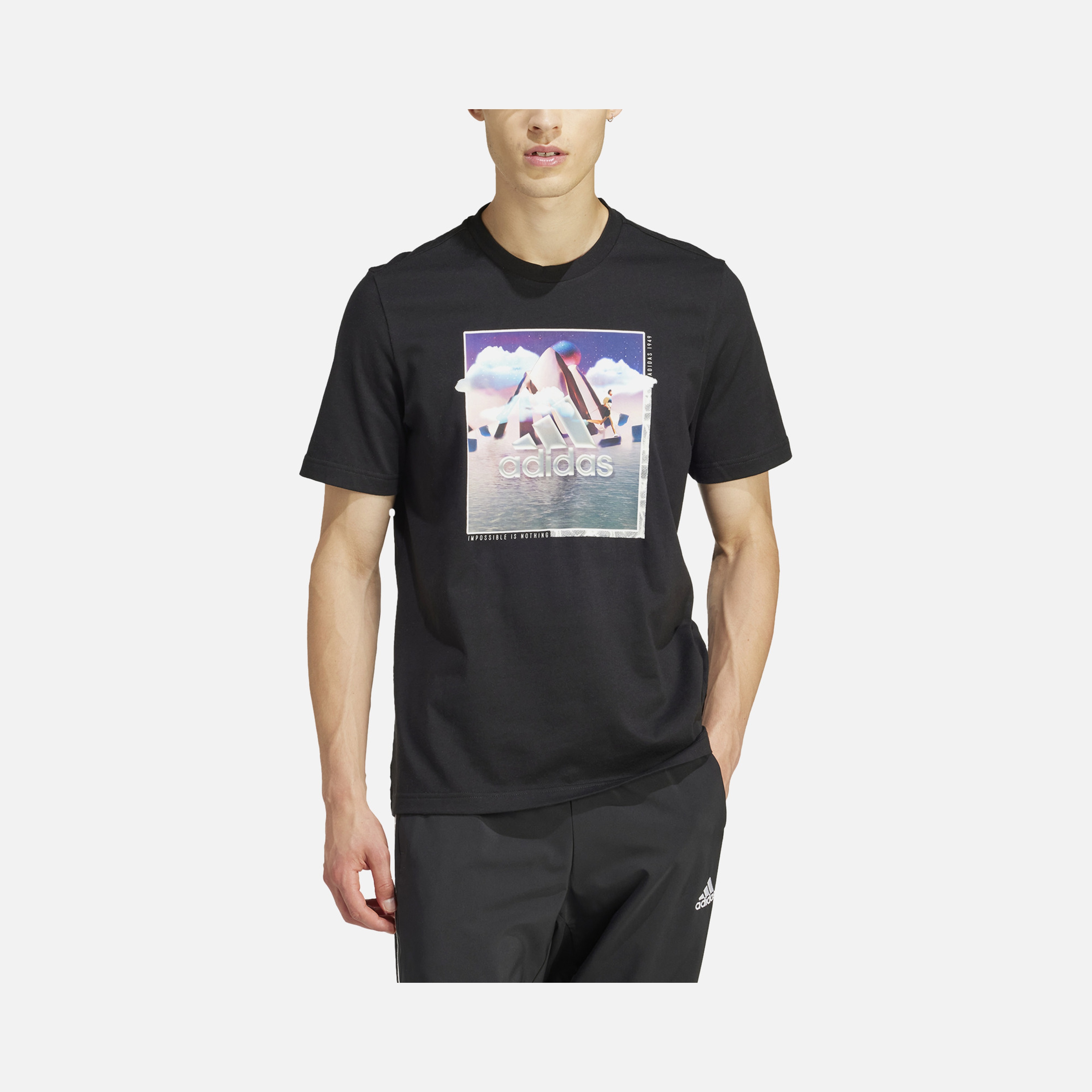 adidas Sportswear Landscape Logo Short-Sleeve Erkek Tişört