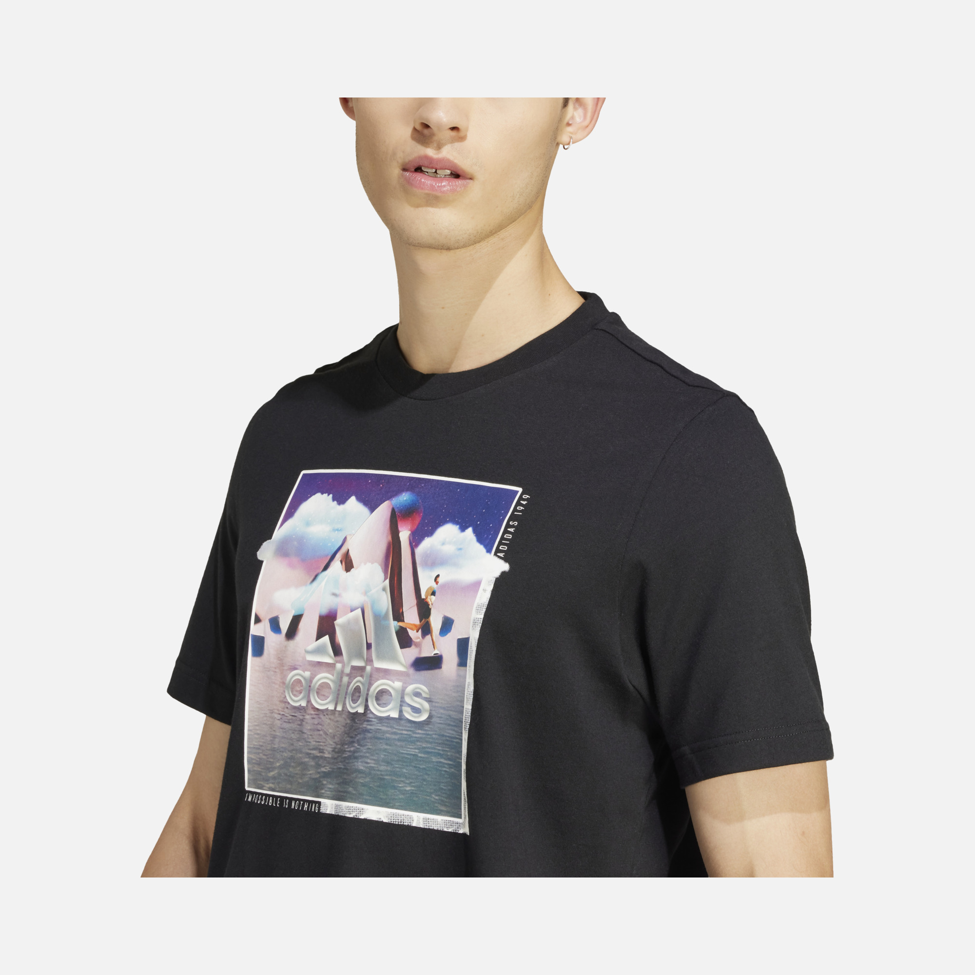 adidas Sportswear Landscape Logo Short-Sleeve Erkek Tişört