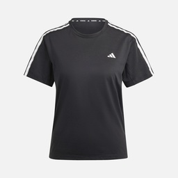 adidas AEROREADY Own the Run 3-Stripes Running Short-Sleeve Kadın Tişört
