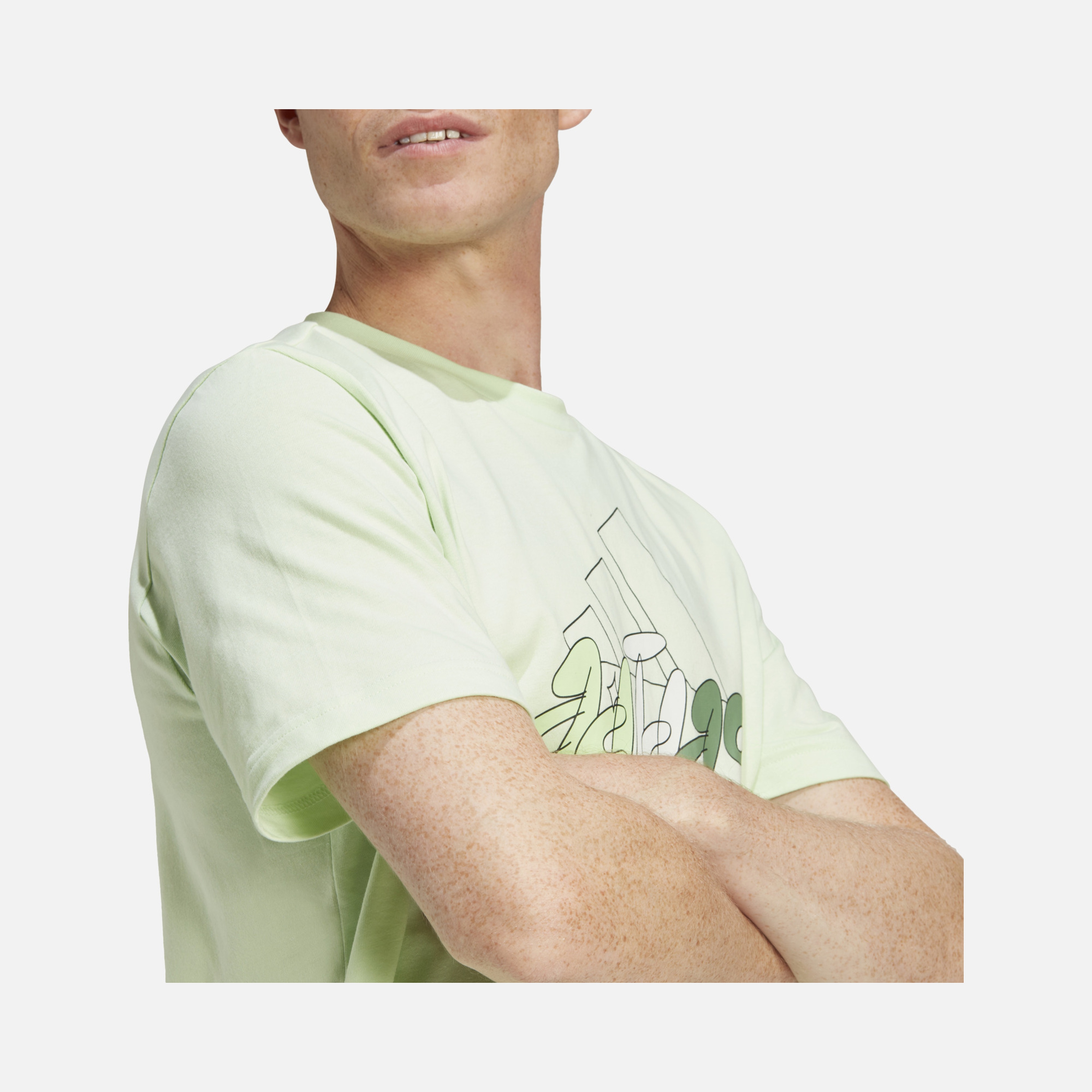 adidas Sportswear Illustrated Badge Graphic Short-Sleeve Erkek Tişört