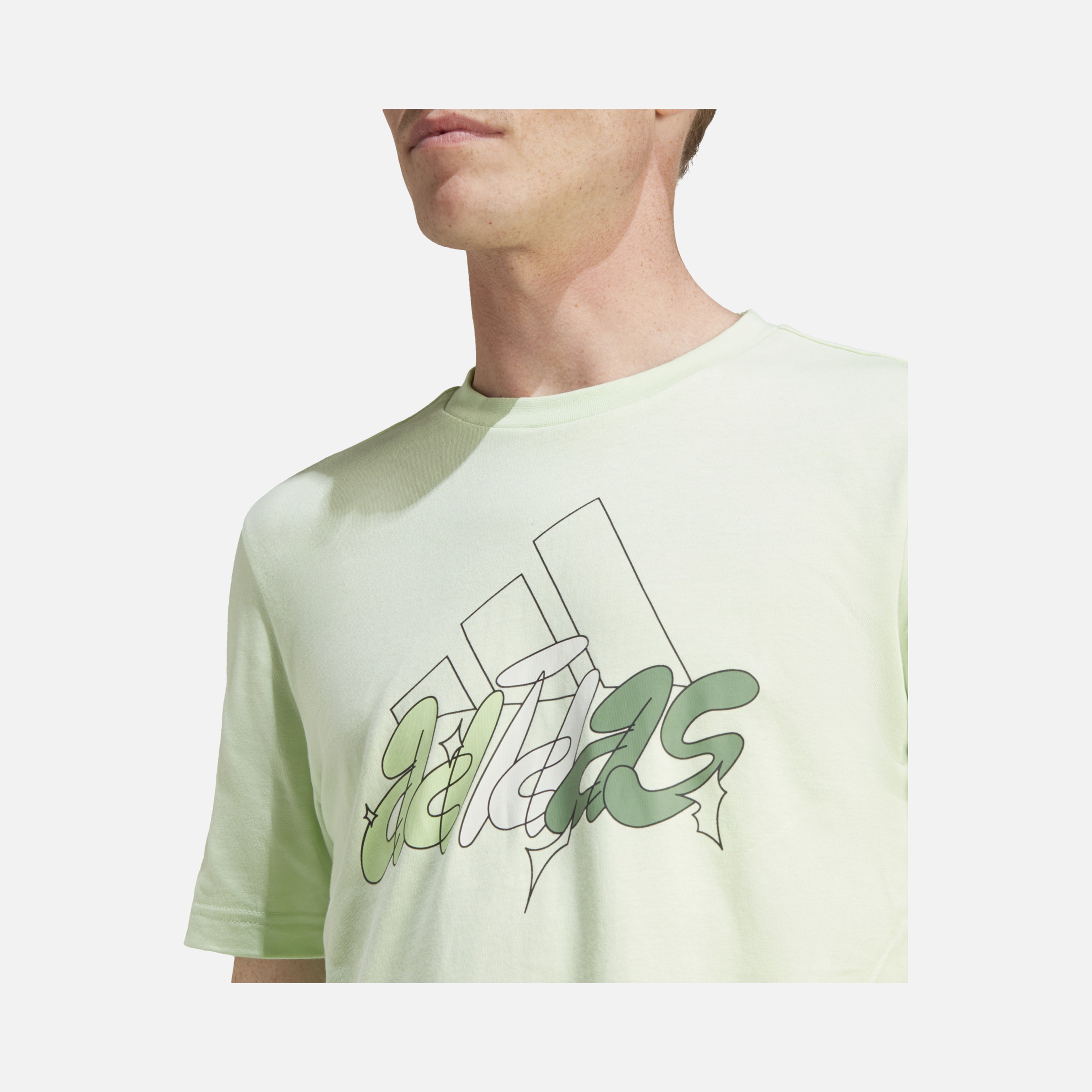 adidas Sportswear Illustrated Badge Graphic Short-Sleeve Erkek Tişört