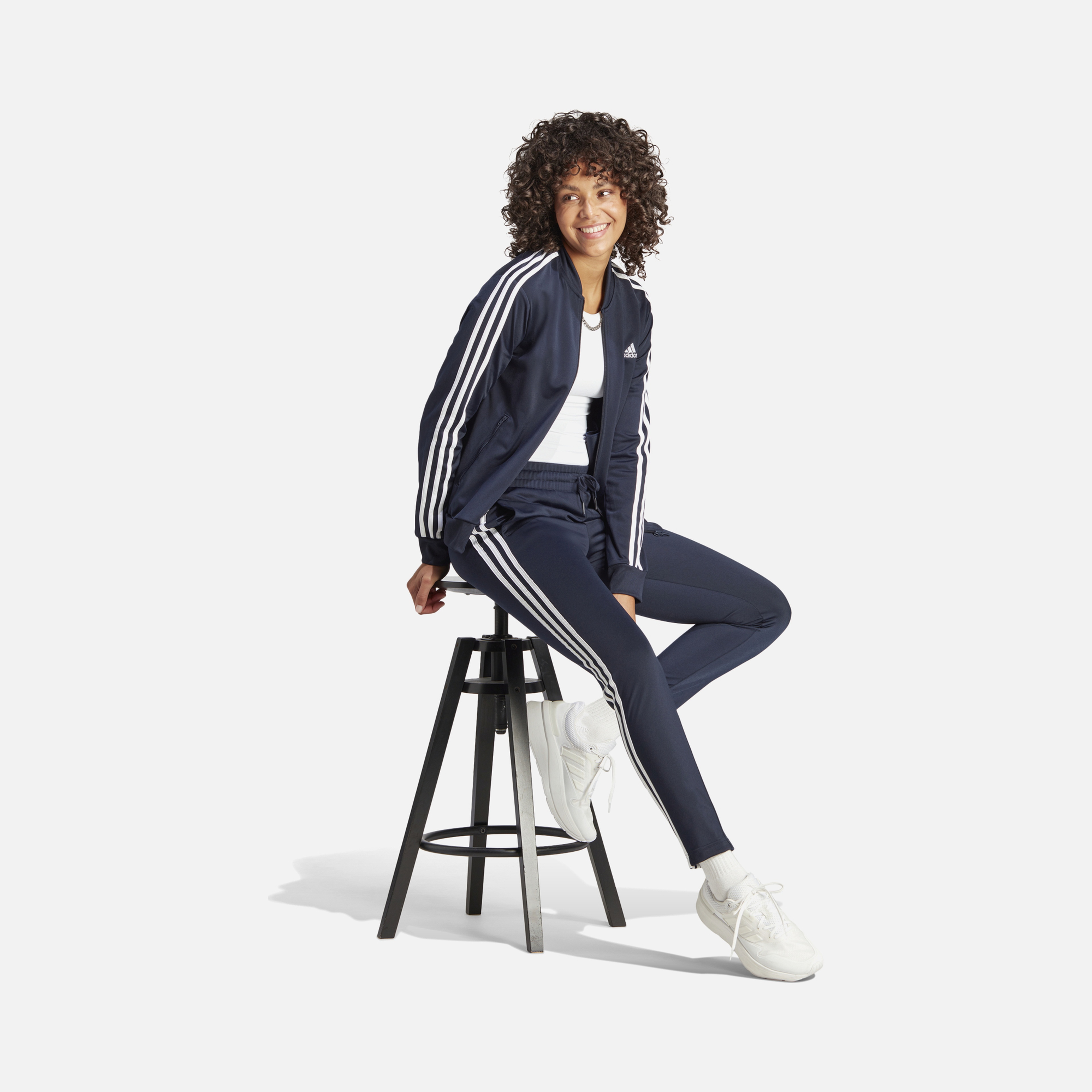 adidas Sportswear Essentials 3-Stripes Full-Zip Kadın Eşofman Takımı