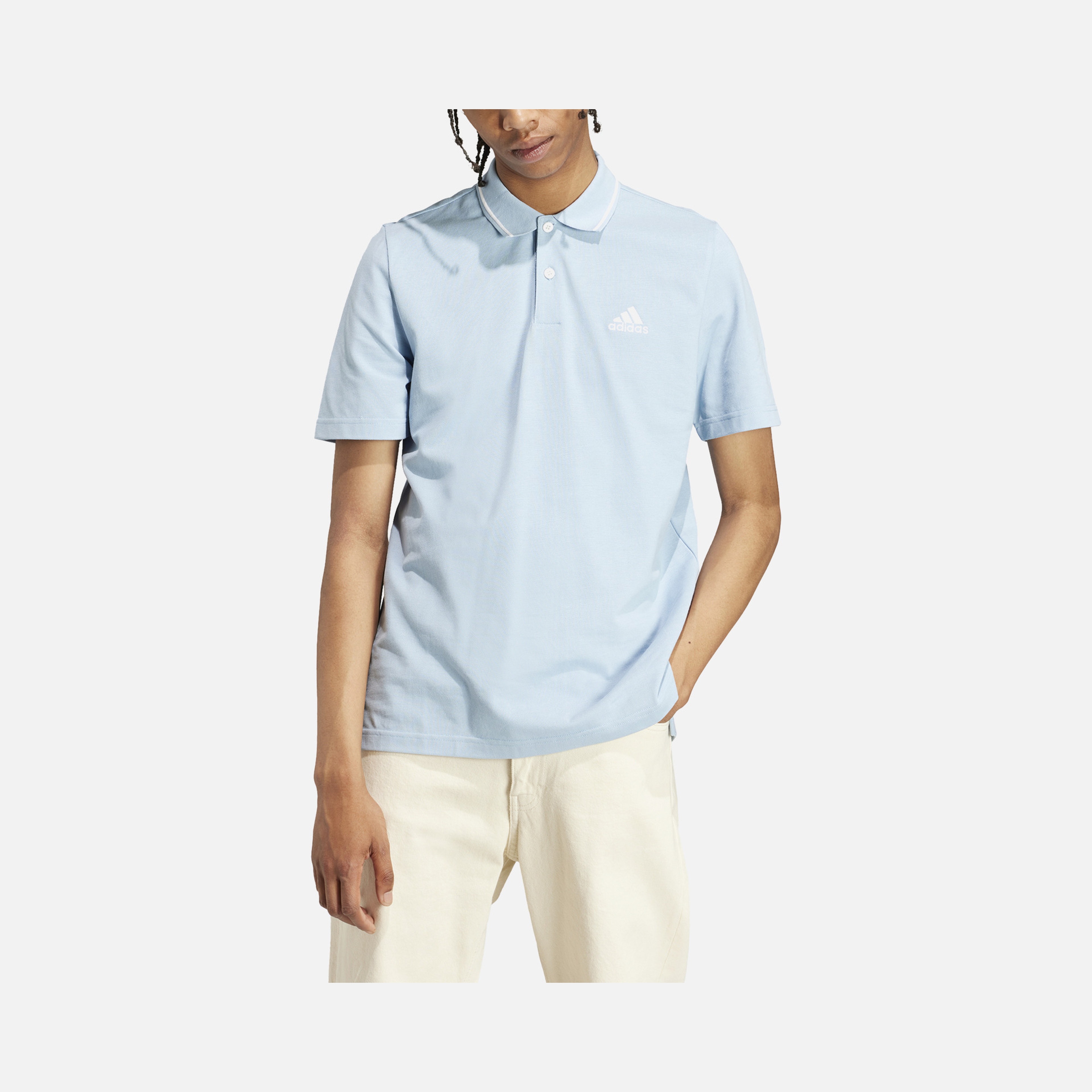 adidas Essentials Piqué Small Logo Polo Short-Sleeve Erkek Tişört