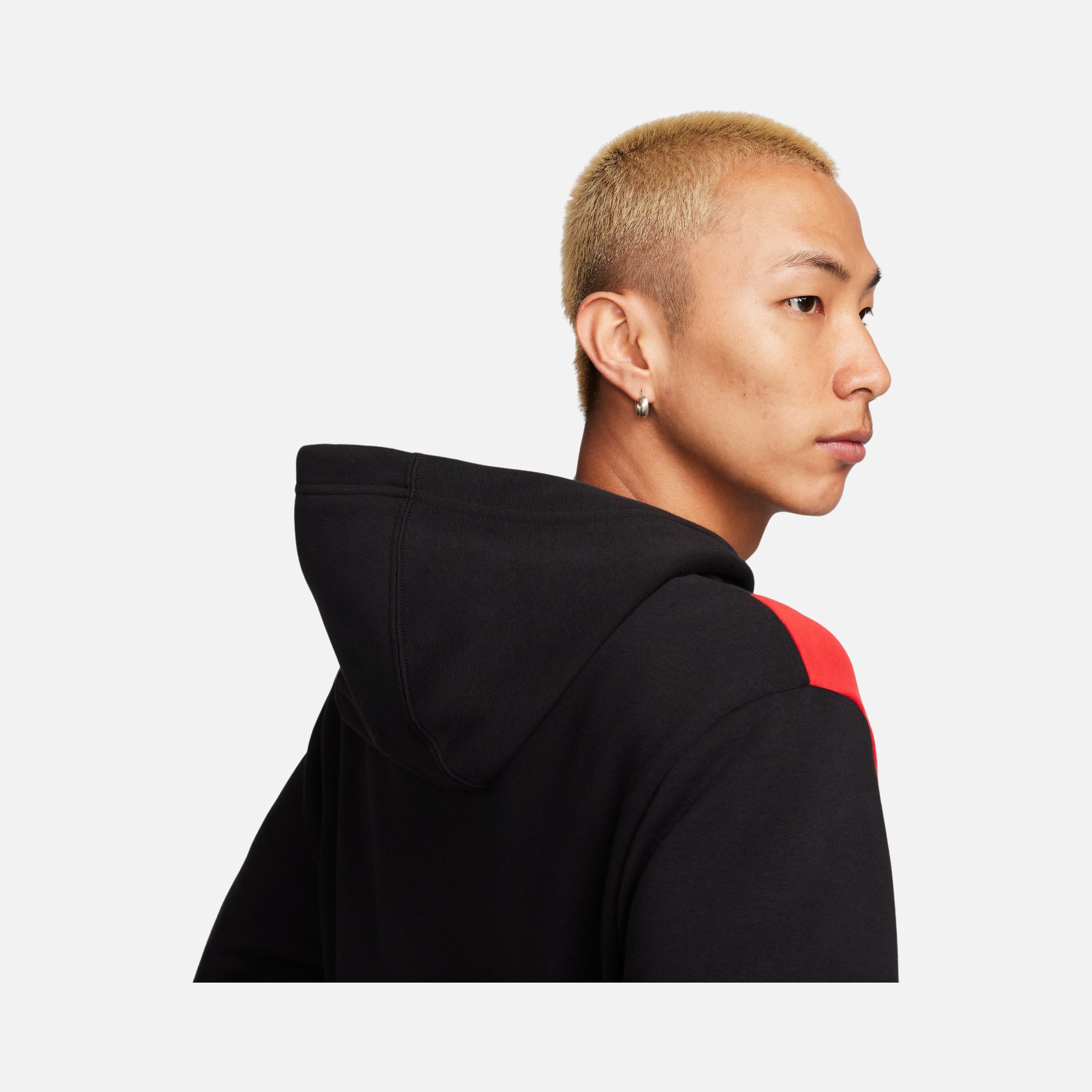 Nike Sportswear Swoosh Air Graphic Fleece Pullover Hoodie Erkek Sweatshirt