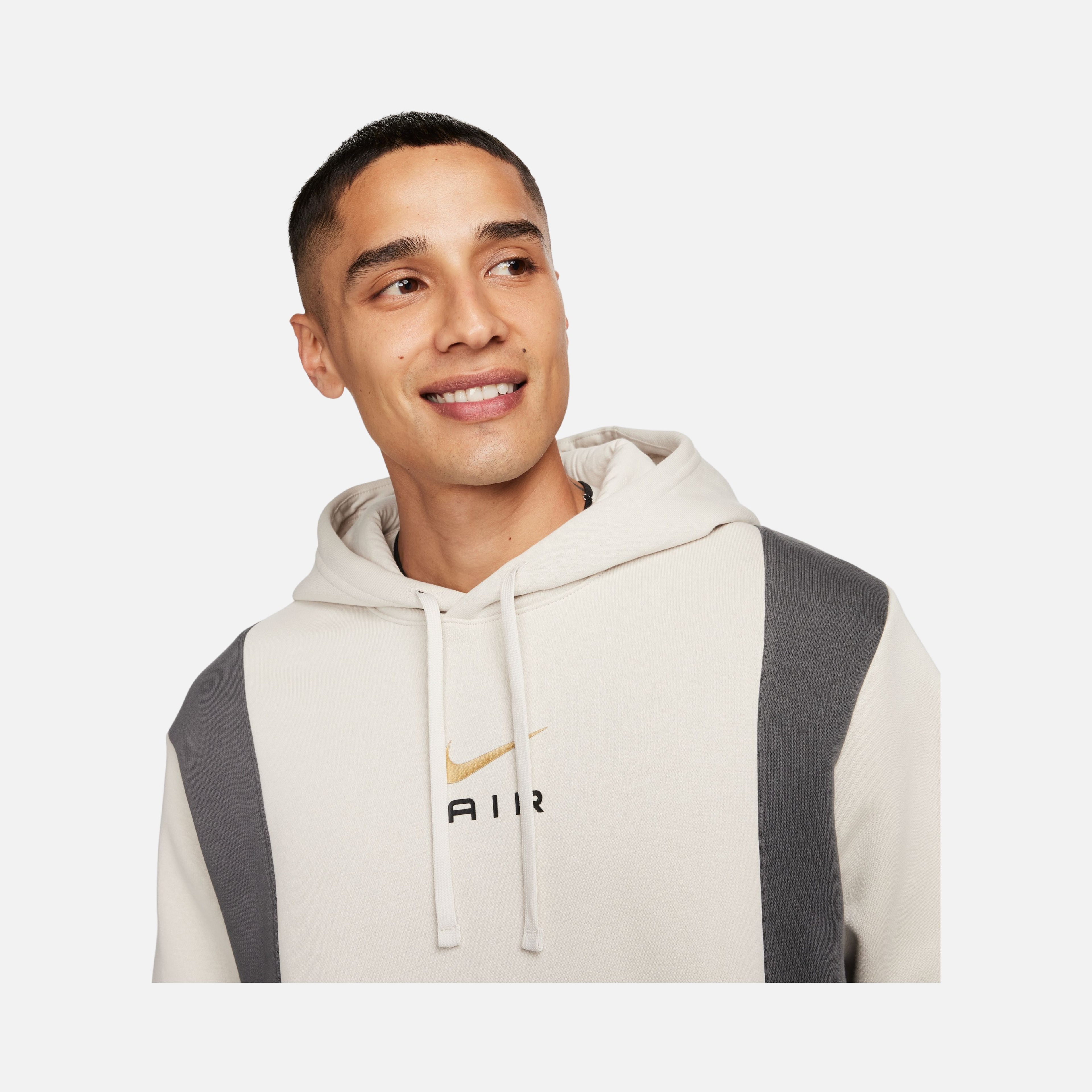 Nike Sportswear Swoosh Air Graphic Fleece Pullover Hoodie Erkek Sweatshirt