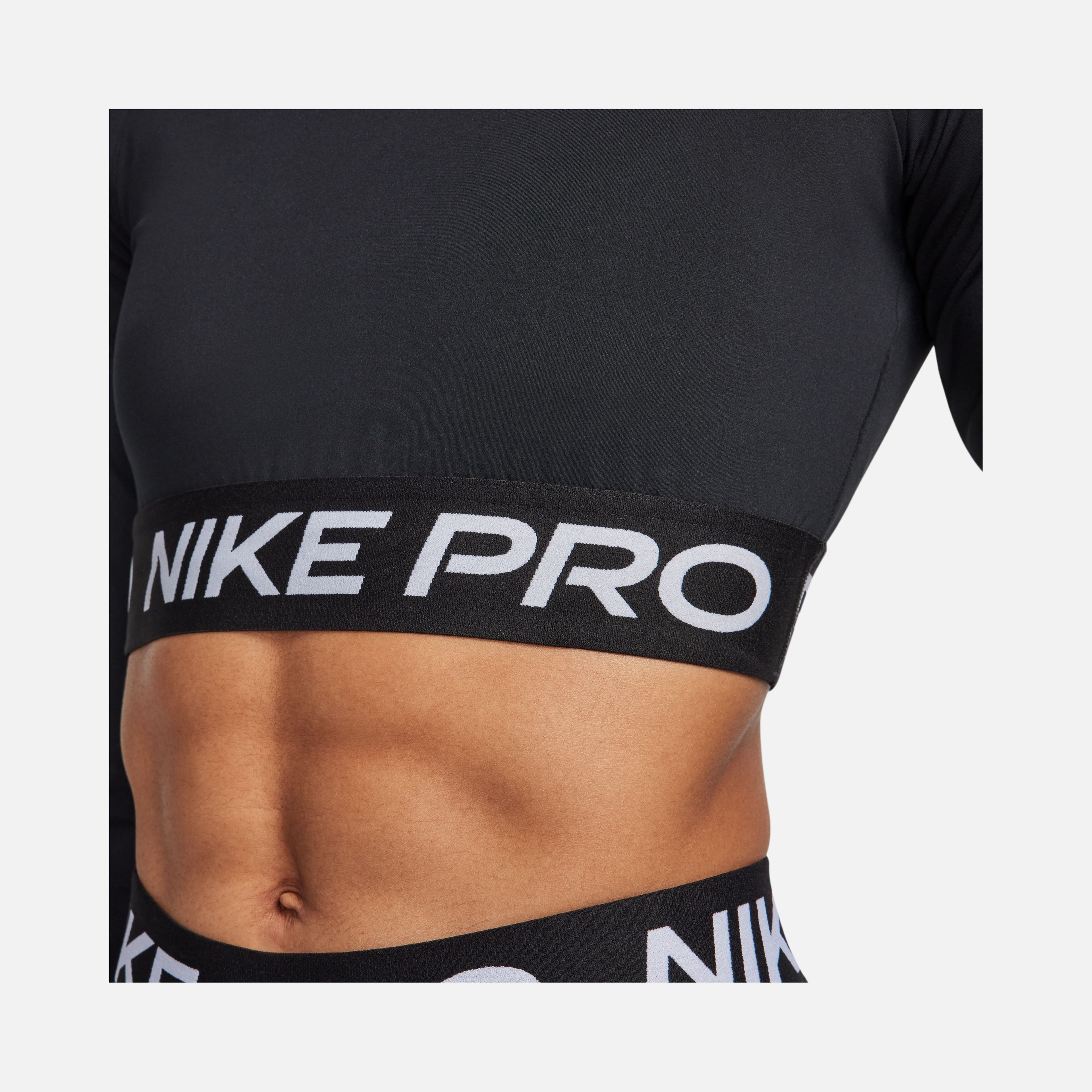 Nike Pro 365 Dri-Fit Cropped Training Long-Sleeve Kadın Tişört
