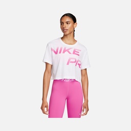 Nike Pro Dri-Fit Graphics Cropped Training Short-Sleeve Kadın Tişört