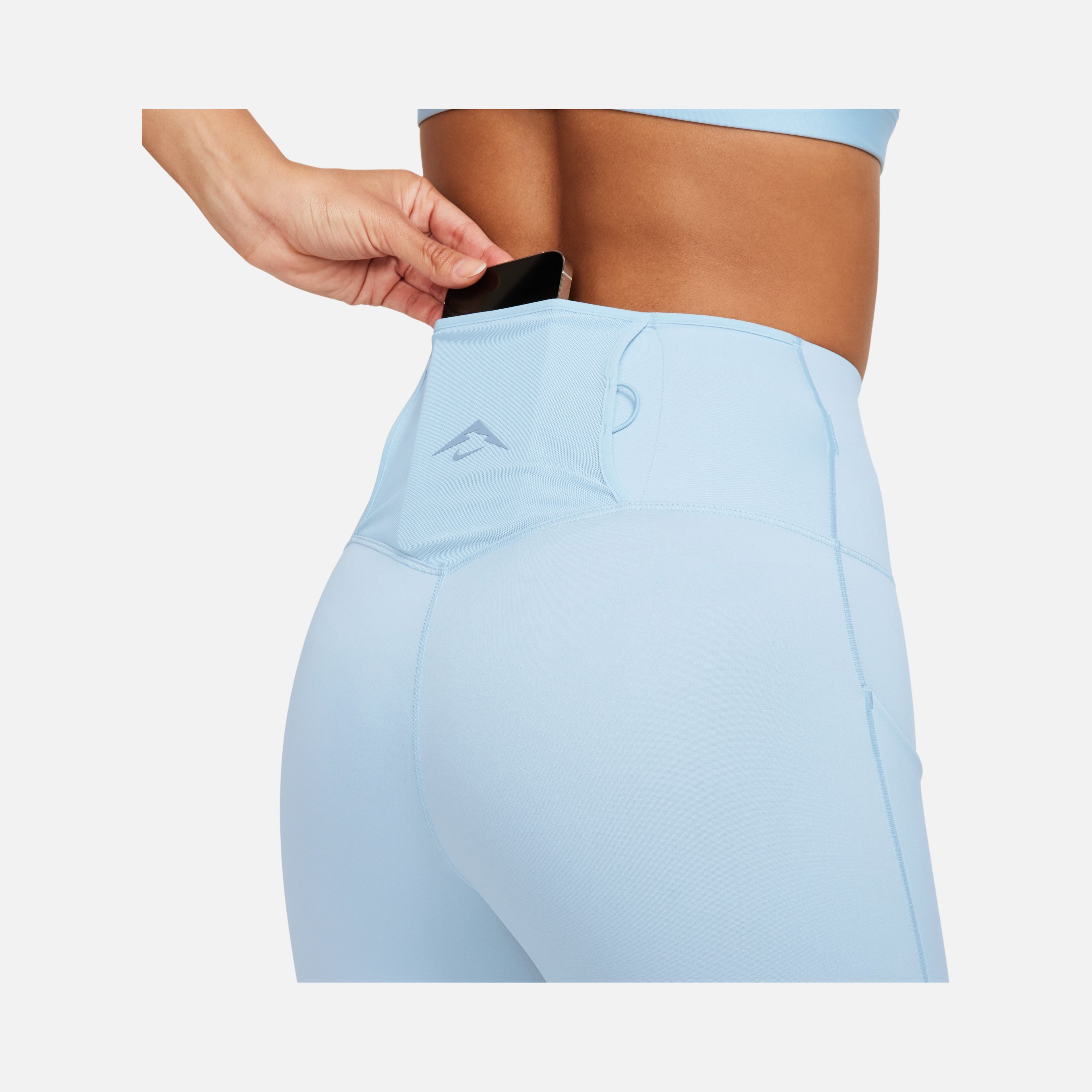 Nike Dri-Fit Go Firm-Support High-Waisted 7/8 ''Removable Pack & Carabiner'' Trail Kadın Tayt