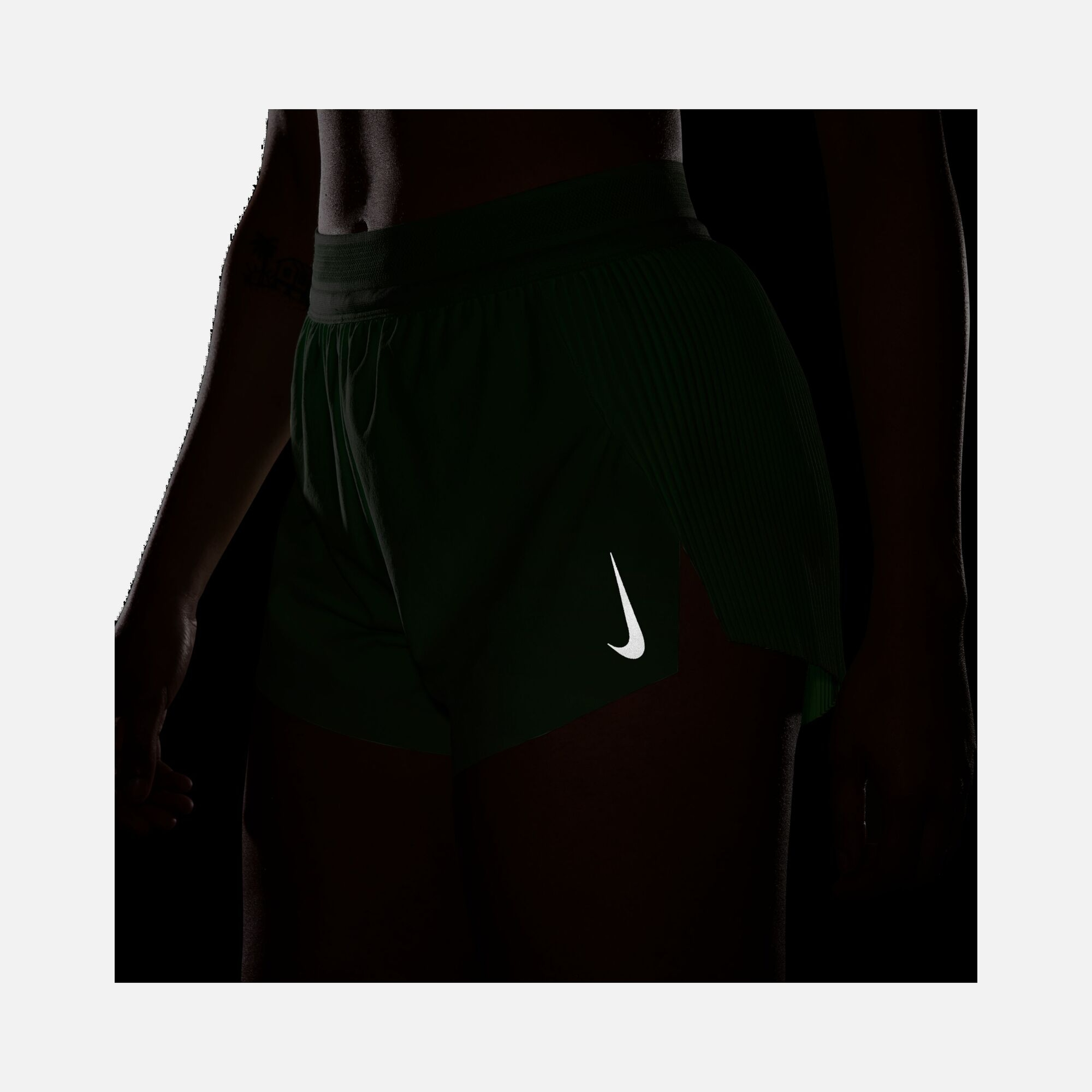 Nike AeroSwift Dri-Fit ADV Mid-Rise Brief-Lined 3" Running Kadın Şort
