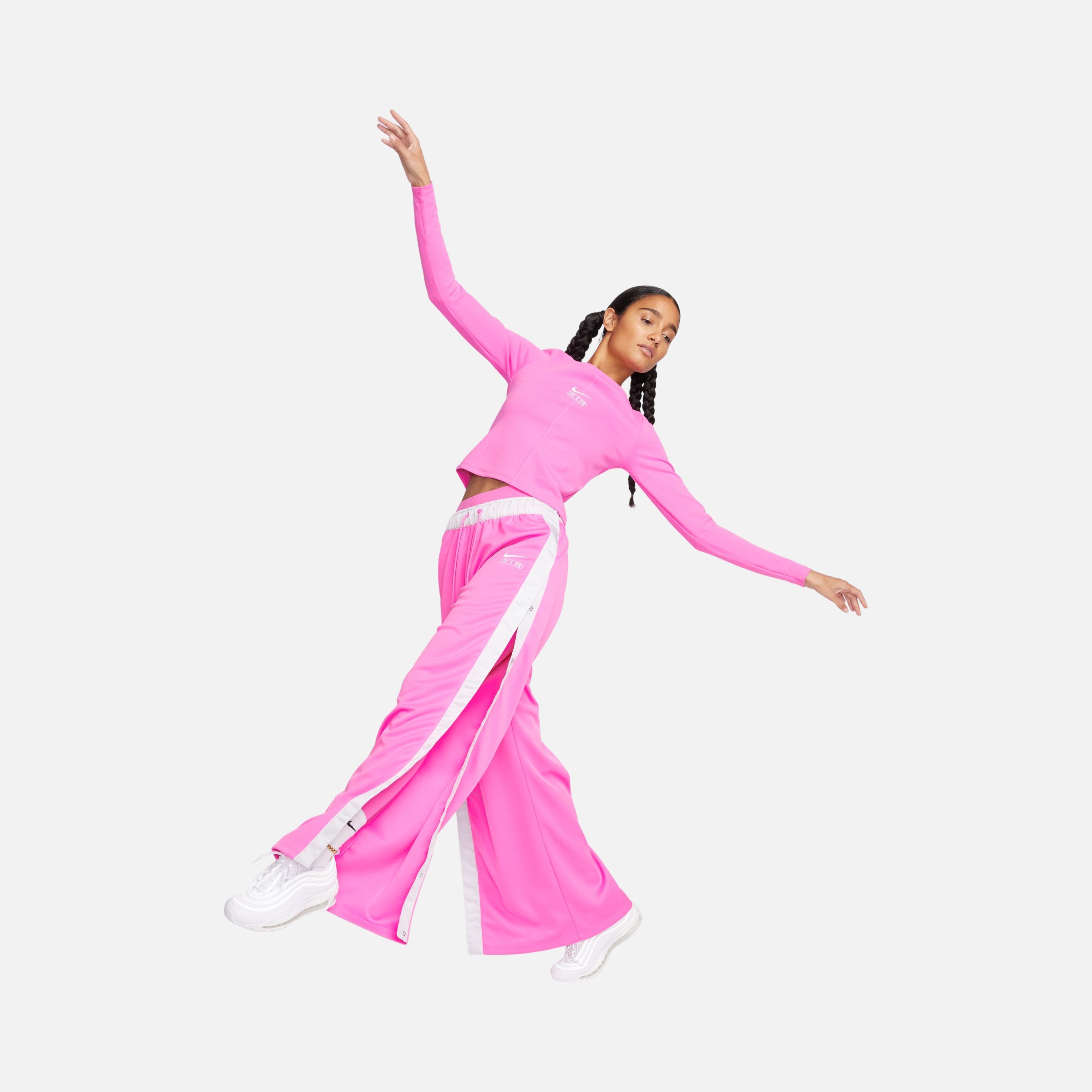 Nike Sportswear Air Mid-Rise Breakaway ''Full Length Snap Detail'' Kadın Eşofman Altı