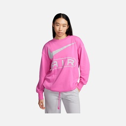 Nike Air Over-Oversized Crew-Neck French Terry ''Adjustable Waist Cord'' Kadın Sweatshirt