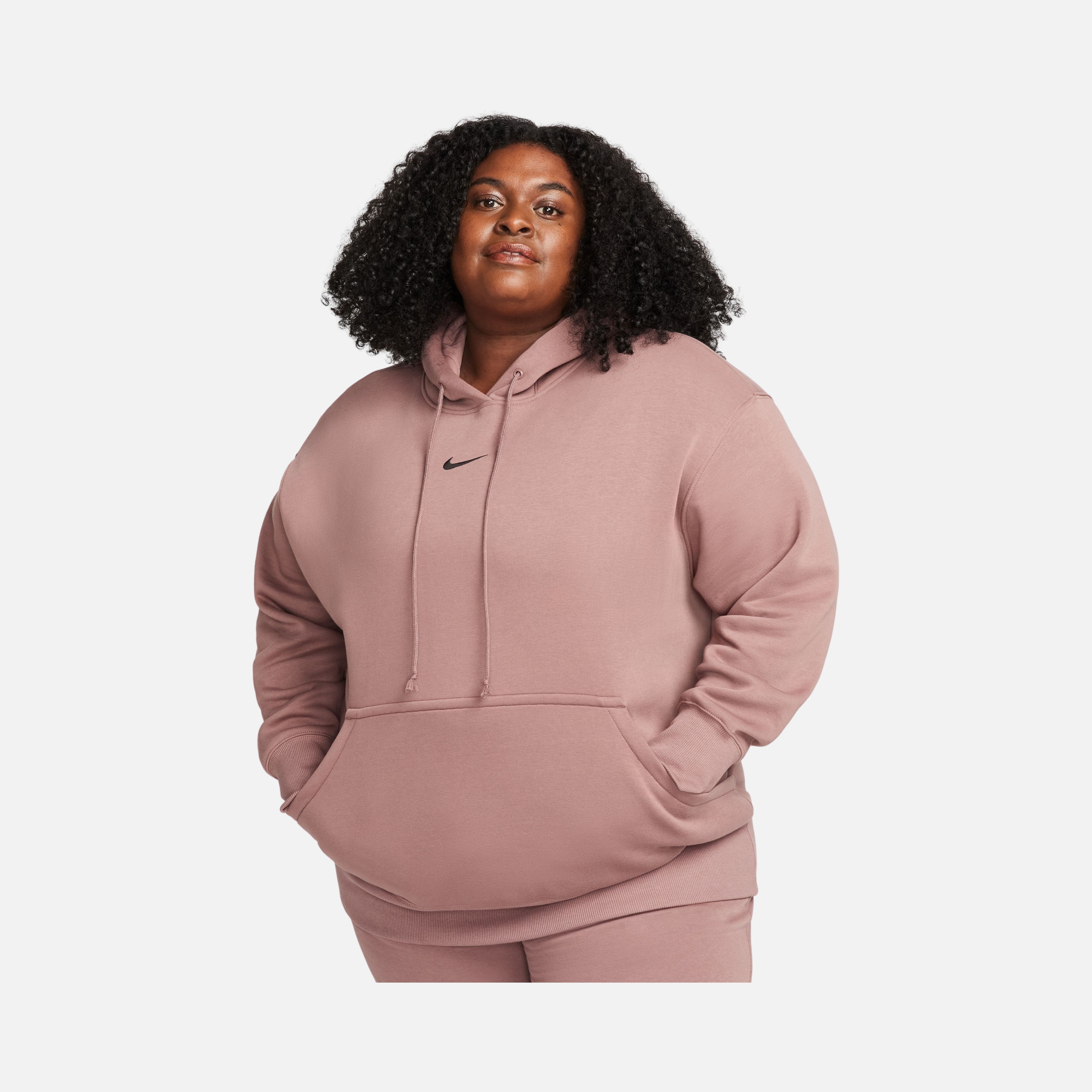Nike Sportswear Phoenix Fleece Oversized Pullover Hoodie (Plus Size) Kadın Sweatshirt