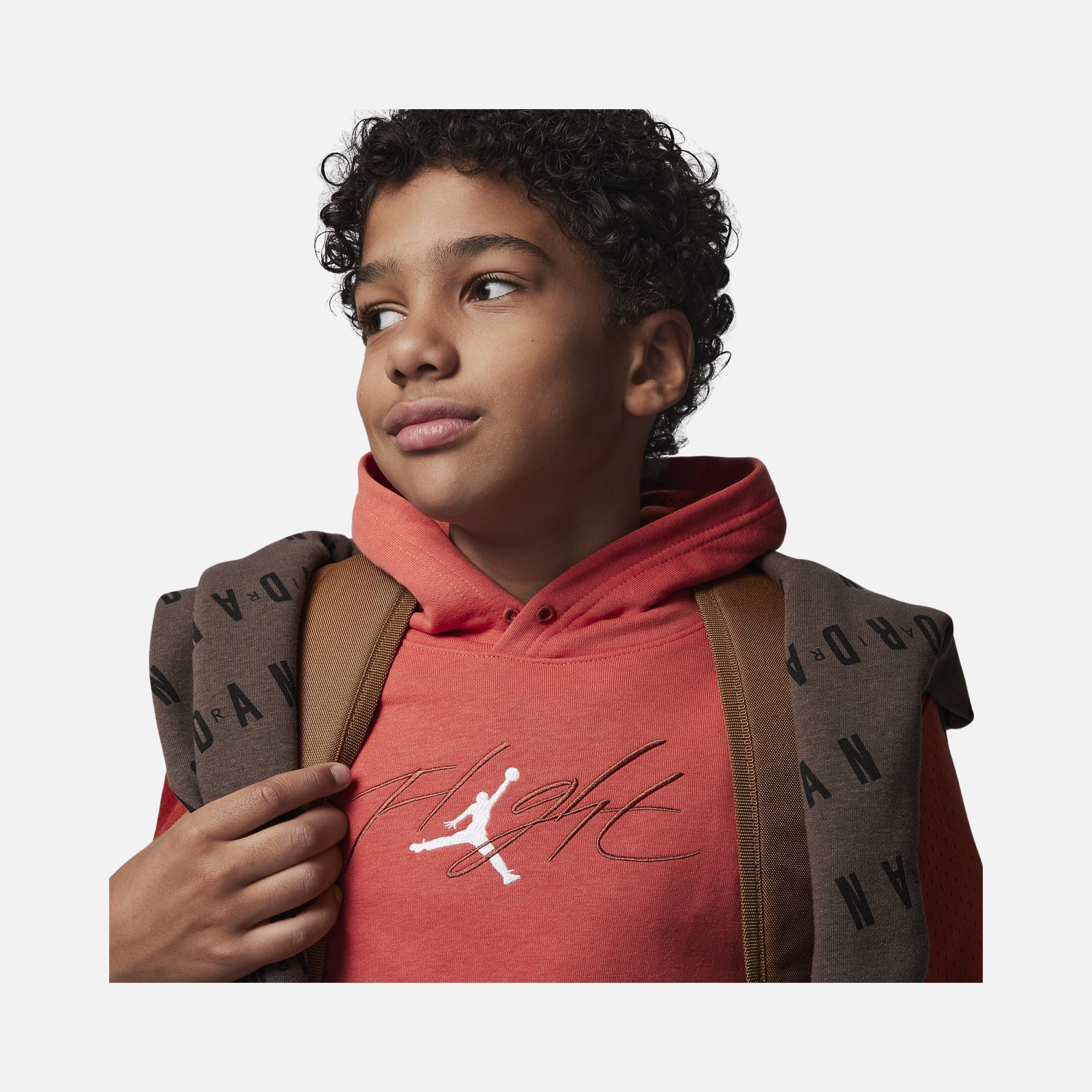 Nike Jordan Brand Off Court Flight French Terry Pullover Hoodie Çocuk Sweatshirt