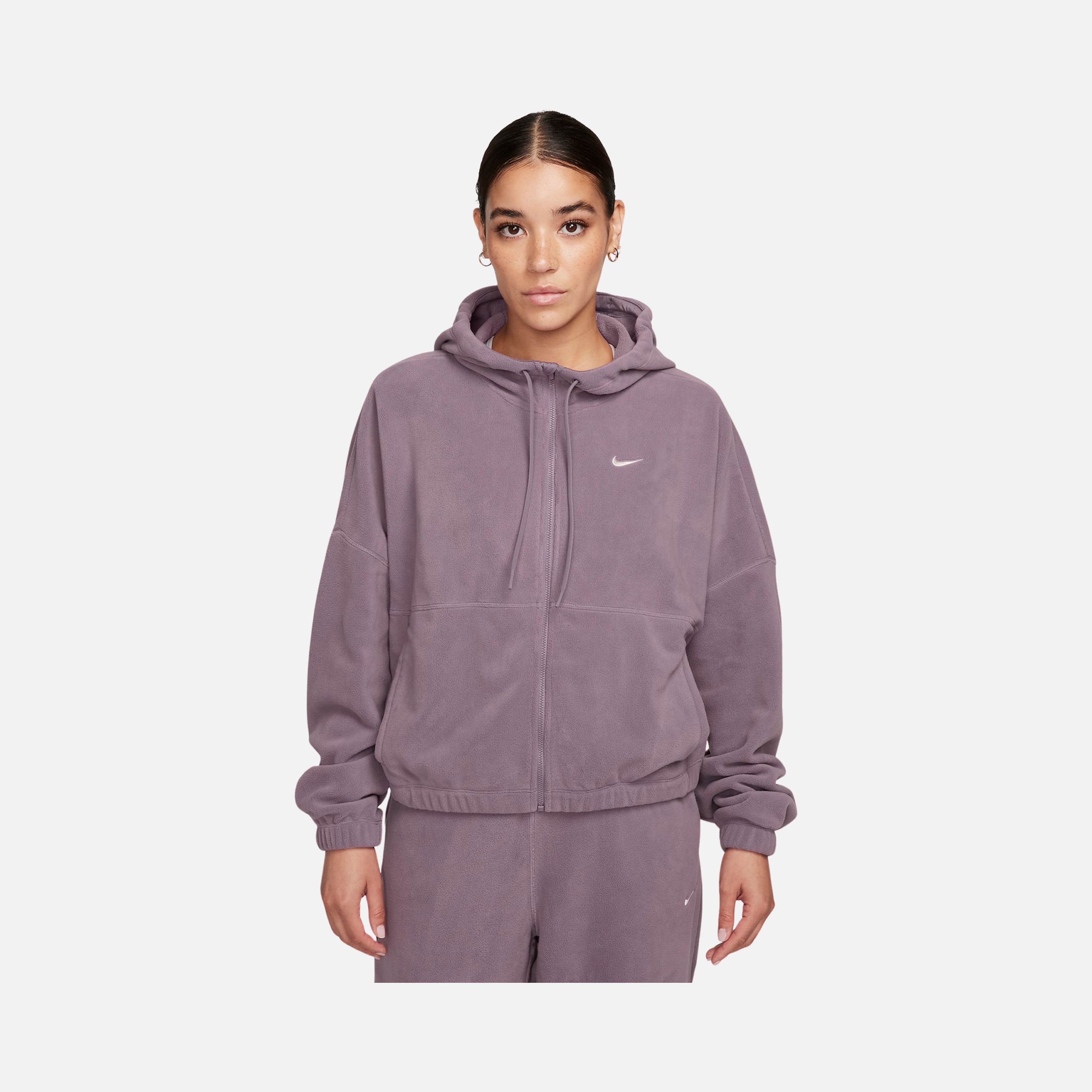 Nike Therma-Fit One Oversized Fleece Full-Zip Hoodie Kadın