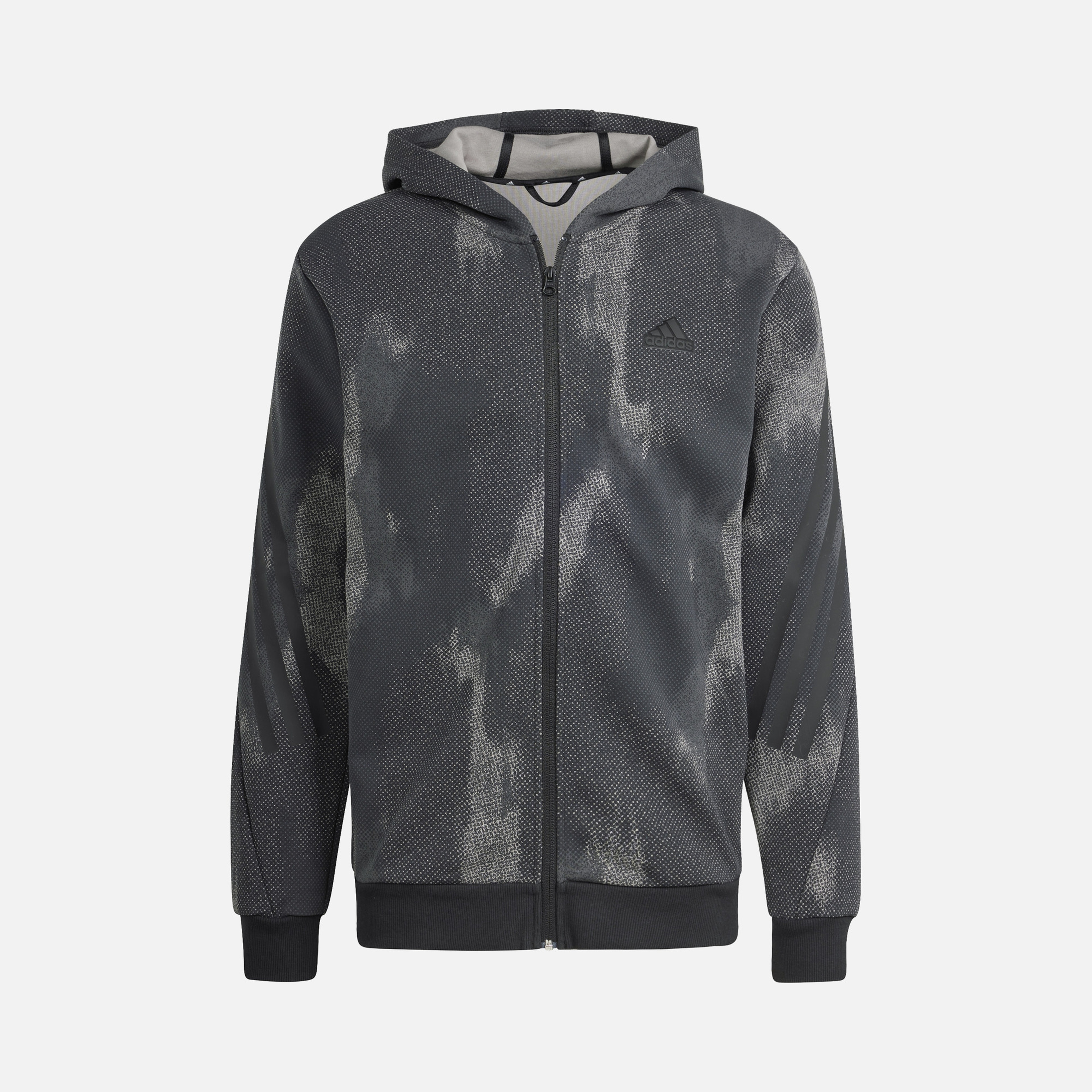 adidas Future Icons 3-Stripes Full-Zip Hoodie Erkek Sweatshirt