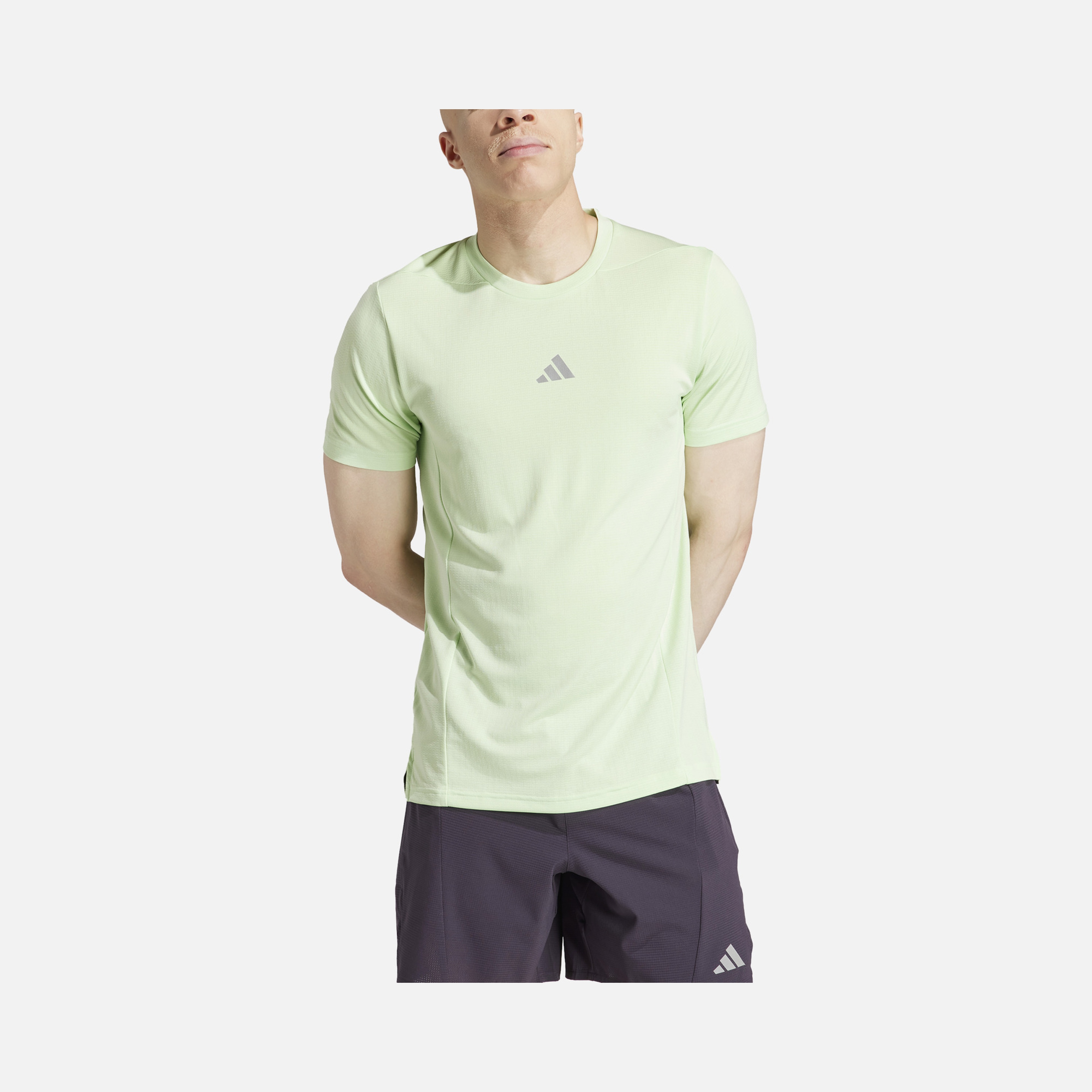adidas Designed for Training Hııt Workout Short-Sleeve Erkek Tişört