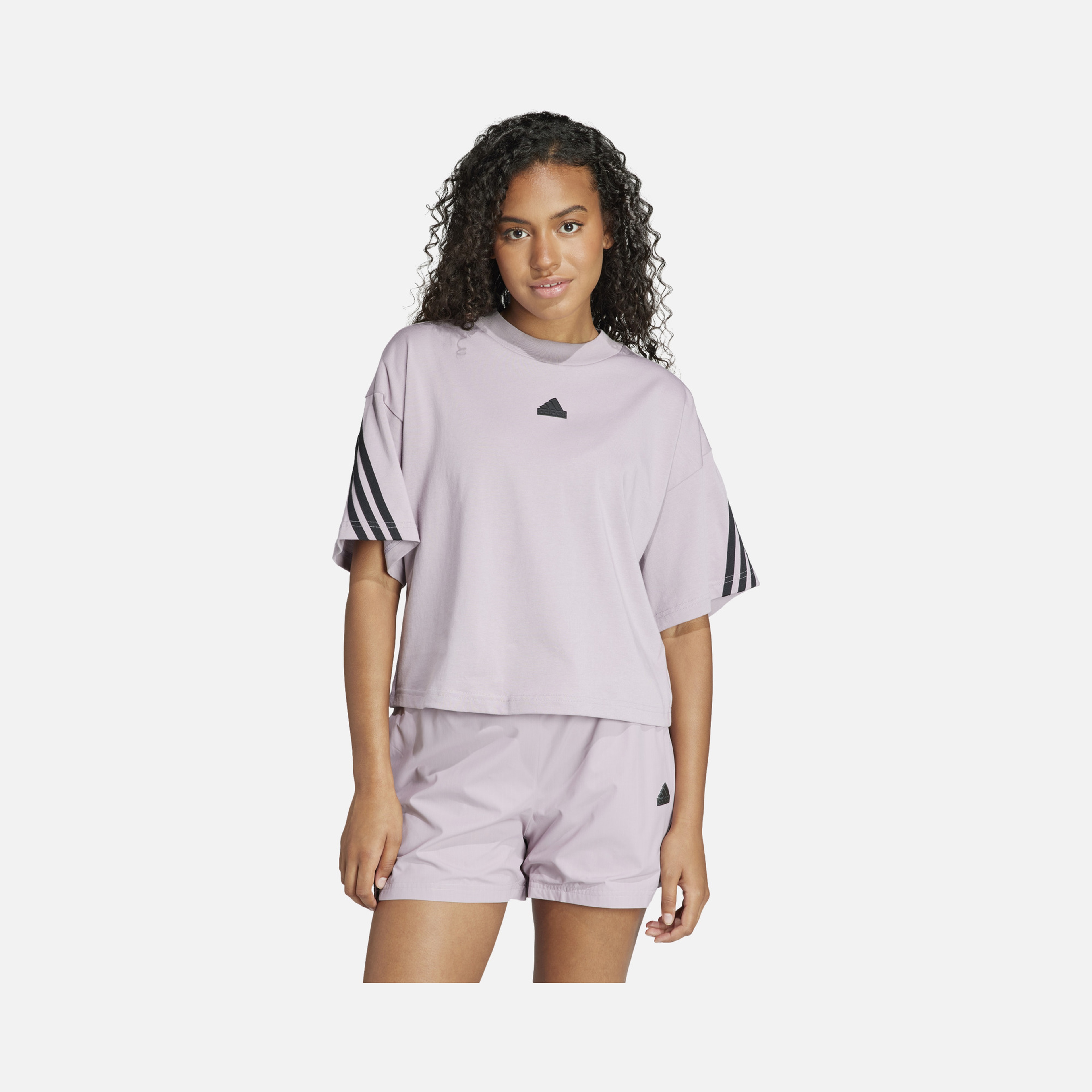 adidas Future Icons 3-Stripes Short-Sleeve Kadın Tişört