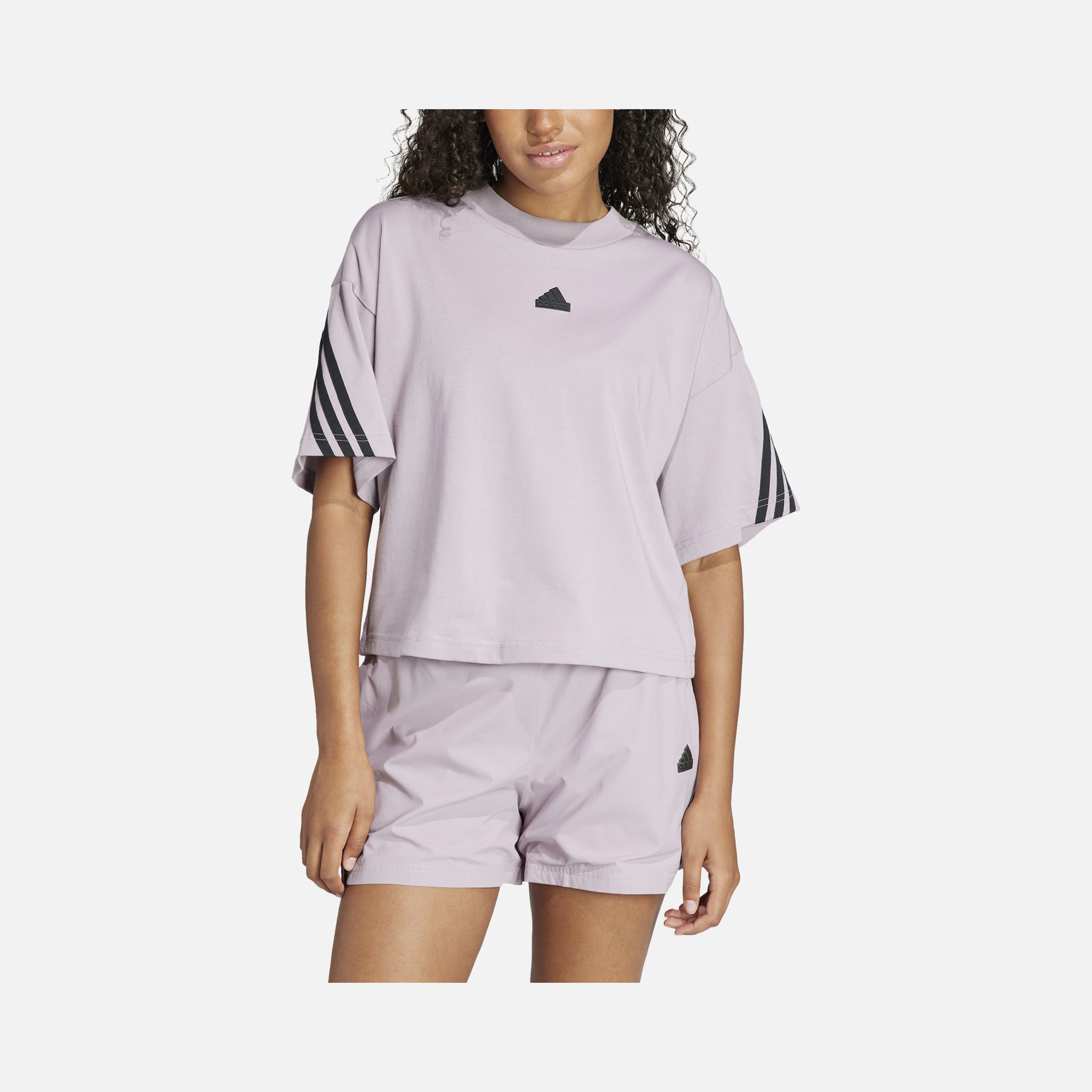 adidas Future Icons 3-Stripes Short-Sleeve Kadın Tişört