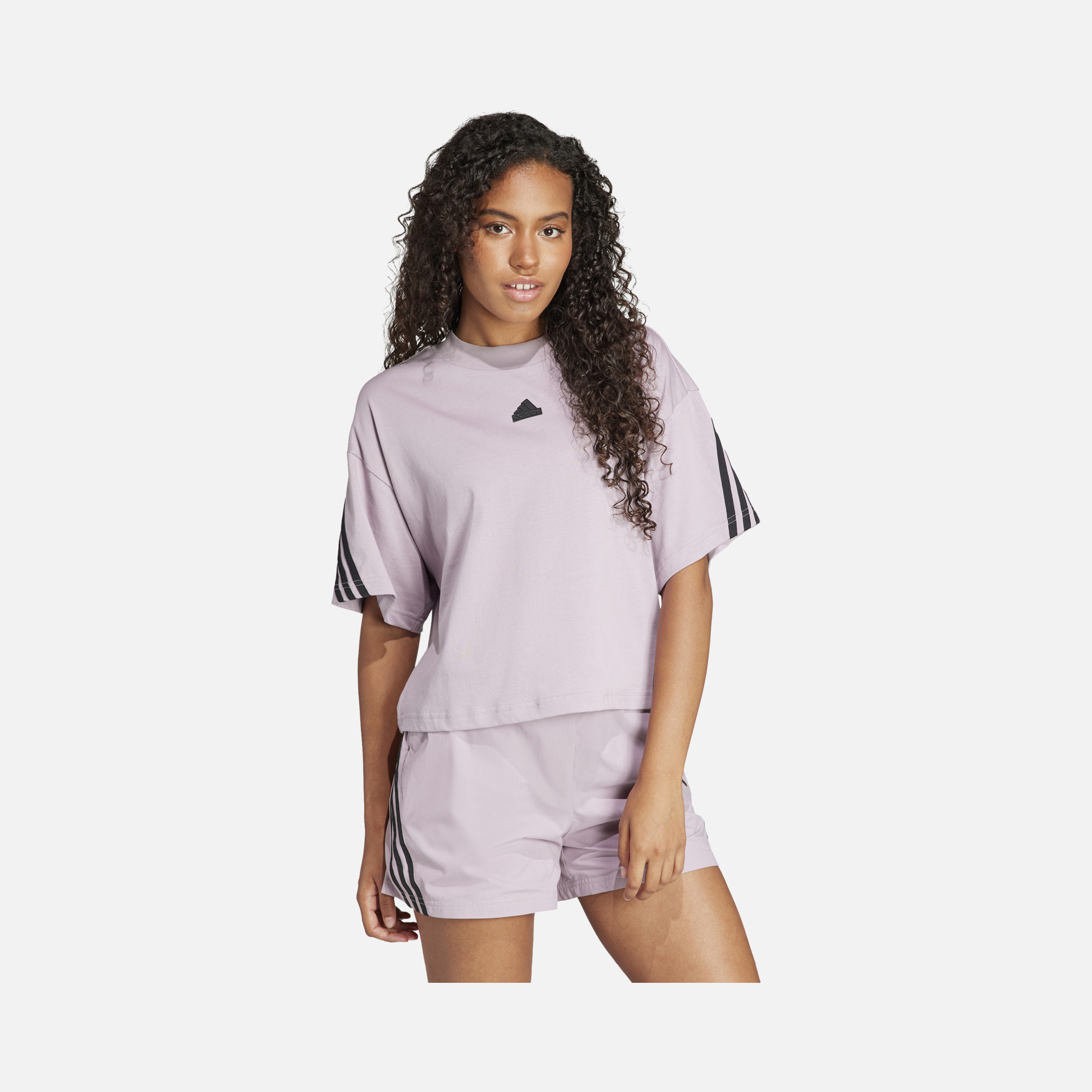 adidas Future Icons 3-Stripes Short-Sleeve Kadın Tişört