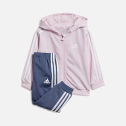 adidas Sportswear Essentials Shiny 3-Stripes Full-Zipp Çocuk Eşofman Takımı