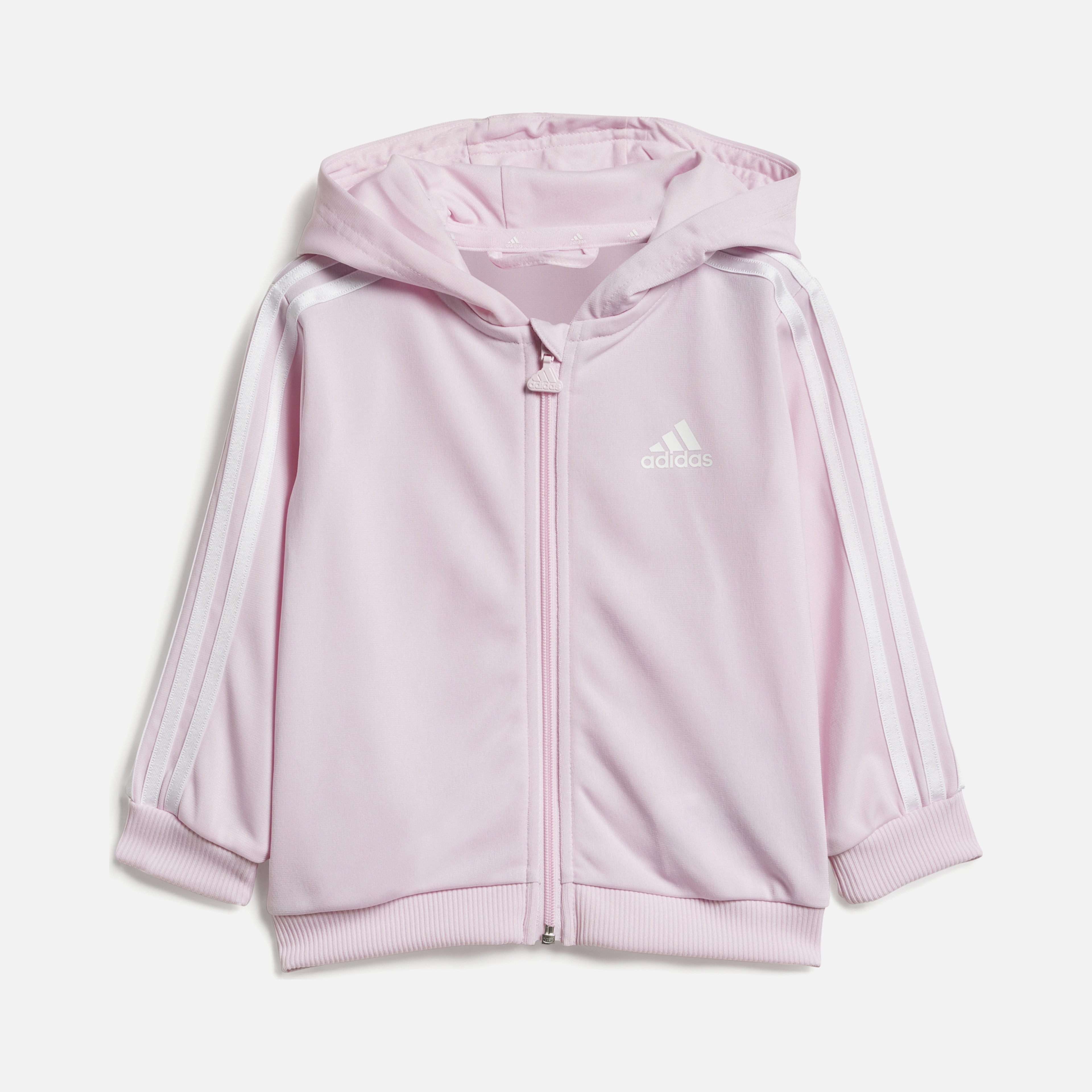 adidas Sportswear Essentials Shiny 3-Stripes Full-Zipp Çocuk Eşofman Takımı