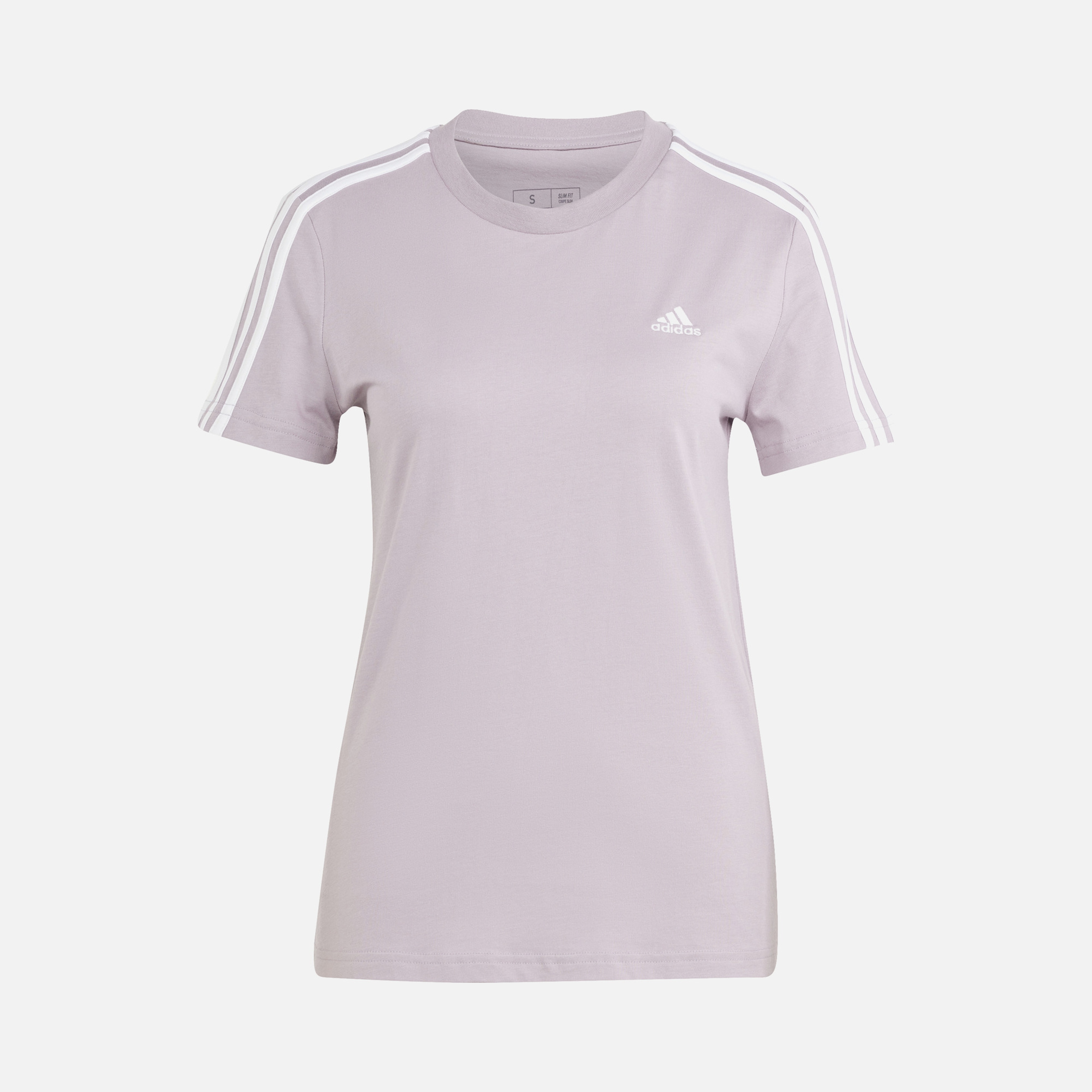 adidas Essentials Slim 3-Stripes Short-Sleeve Kadın Tişört