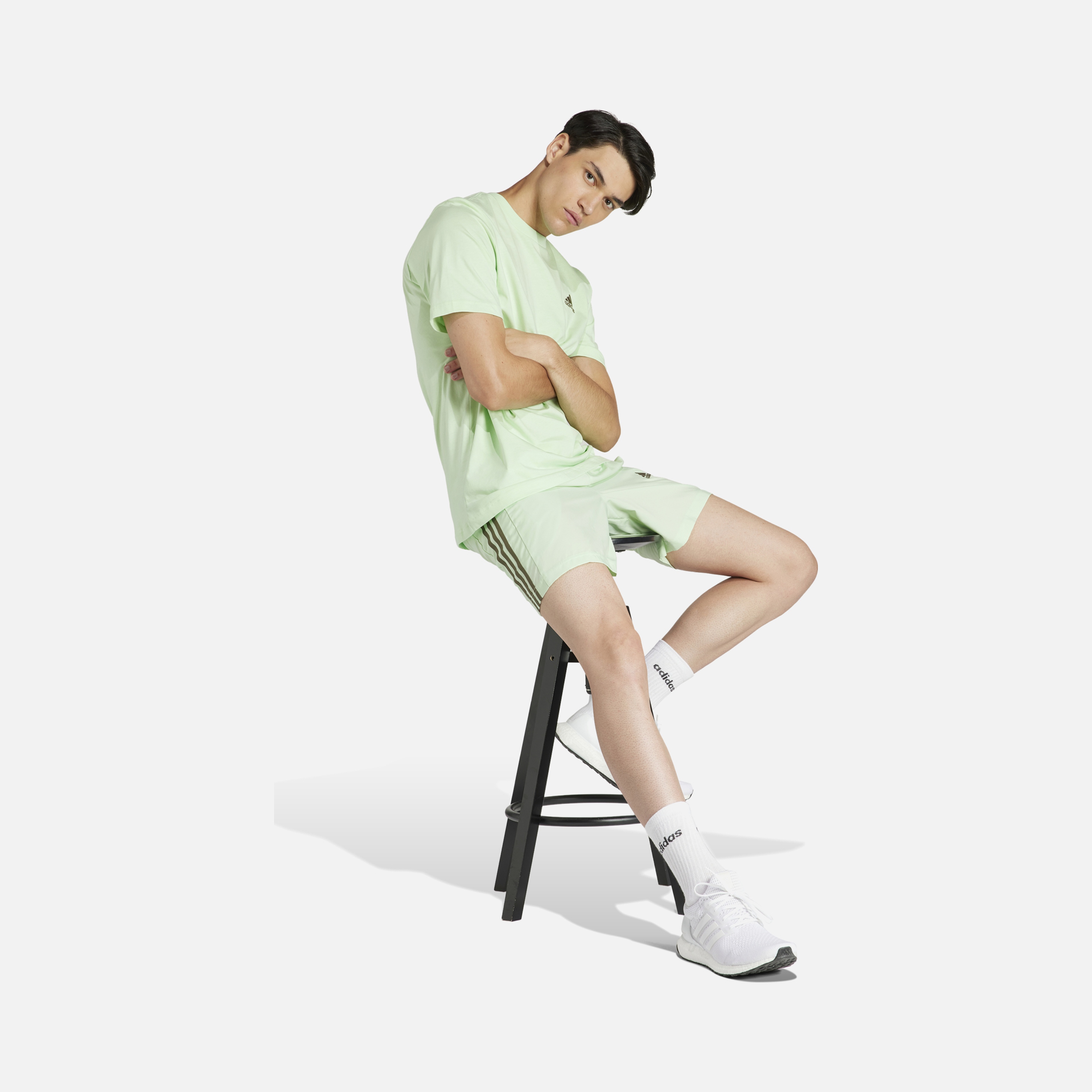 adidas Essentials Single Jersey Embroidered Small Logo Short-Sleeve Erkek Tişört