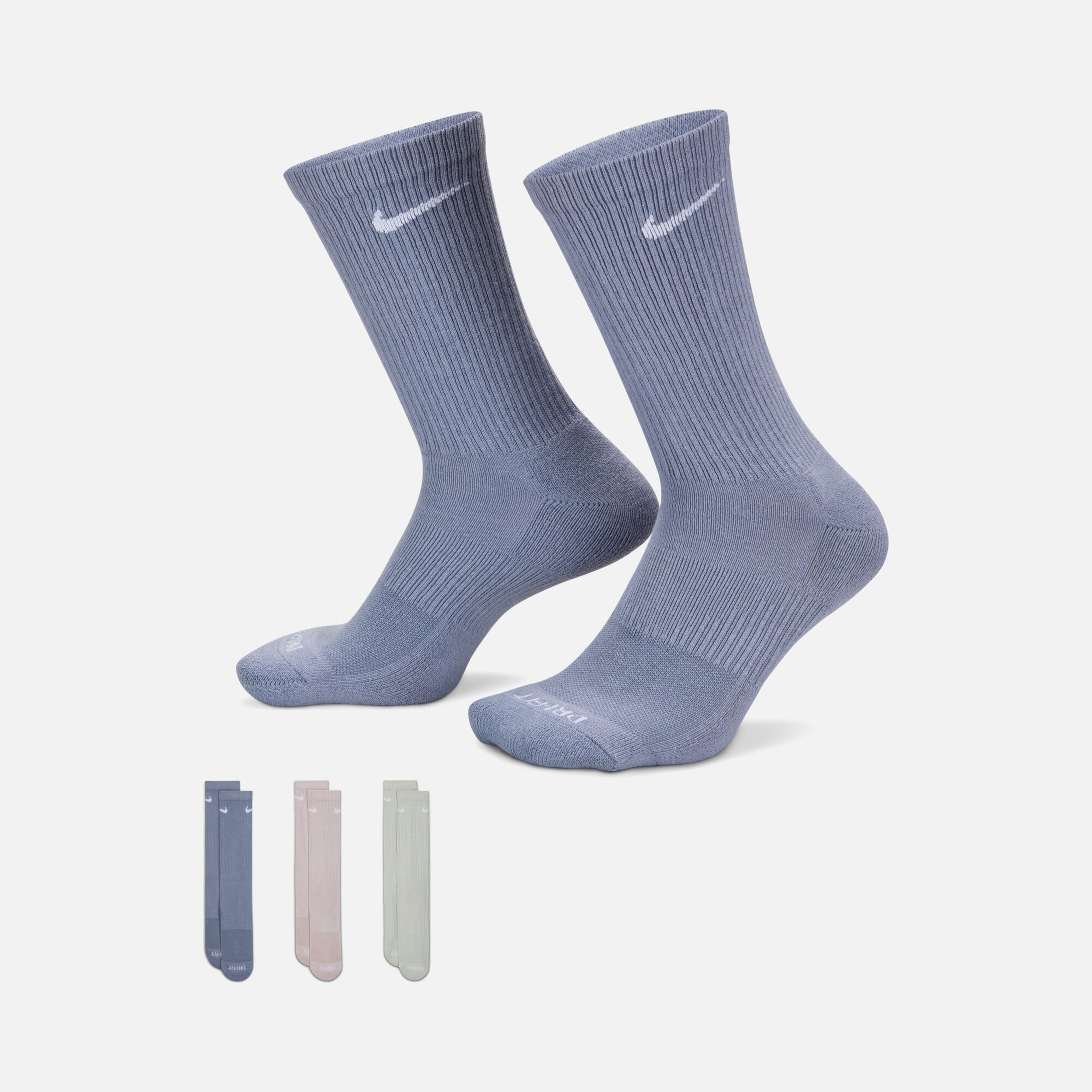 Nike Everyday Plus Cushioned Training Crew (3 Pairs) Unisex Çorap