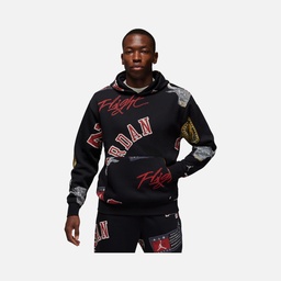 Nike Jordan Essentials Fleece All-Over Printed Pullover Hoodie Erkek Sweatshirt