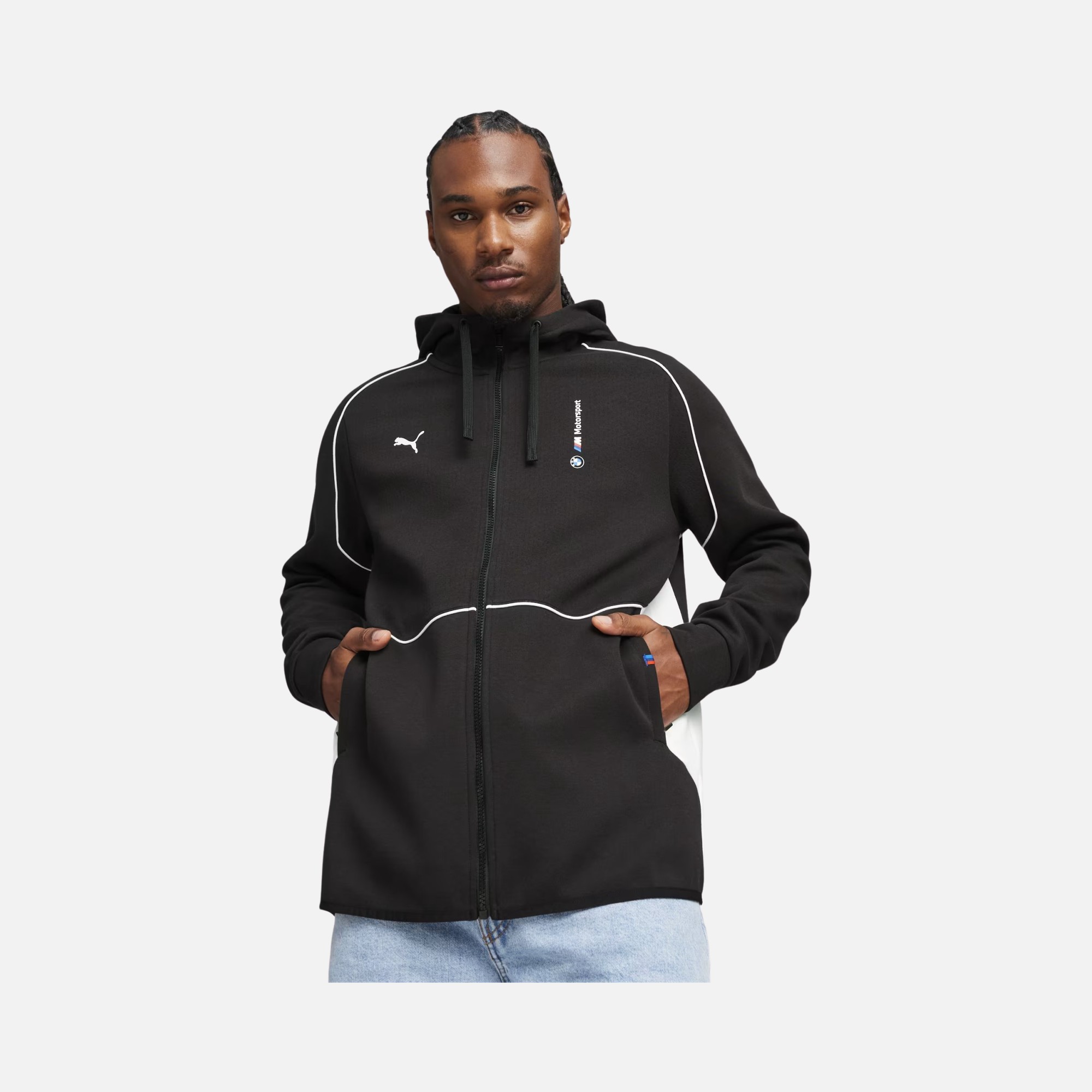 Puma Sportswear BMW M Motorsport Full-Zip Hoodie Erkek Ceket | Barçın