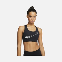 Nike Dri-Fit Swoosh Medium Support Non Padded Sports Kadın Bra