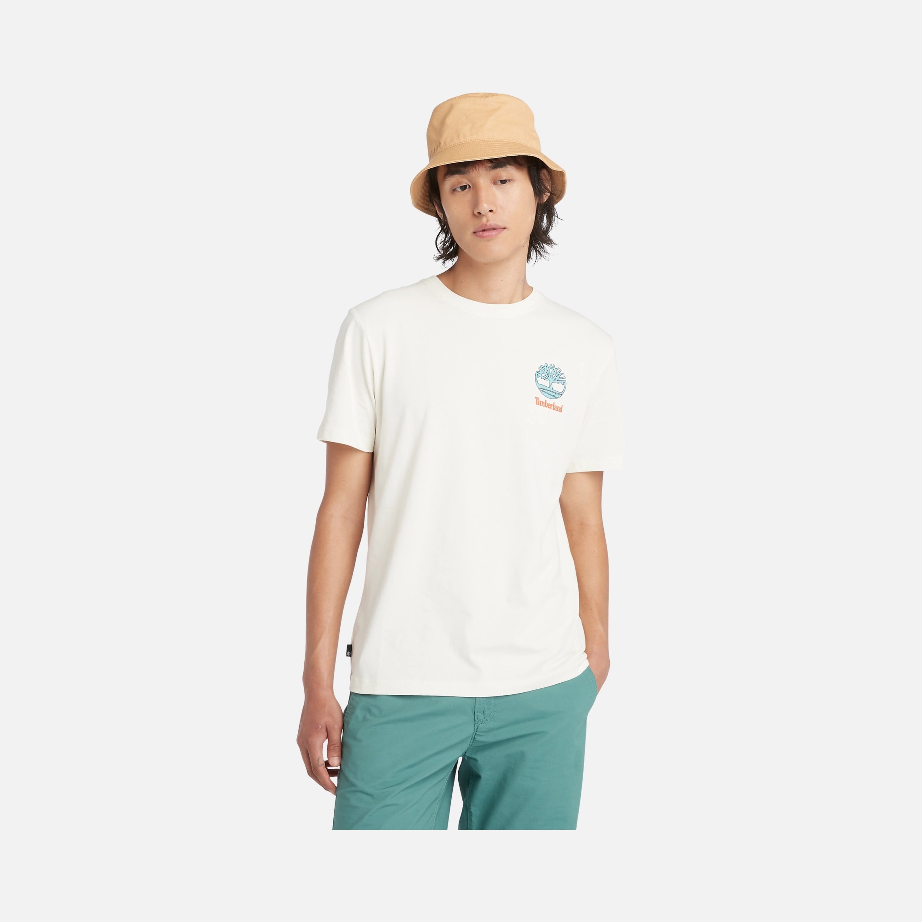 Timberland Sportswear Back Graphic SS24 Short-Sleeve Erkek Tişört