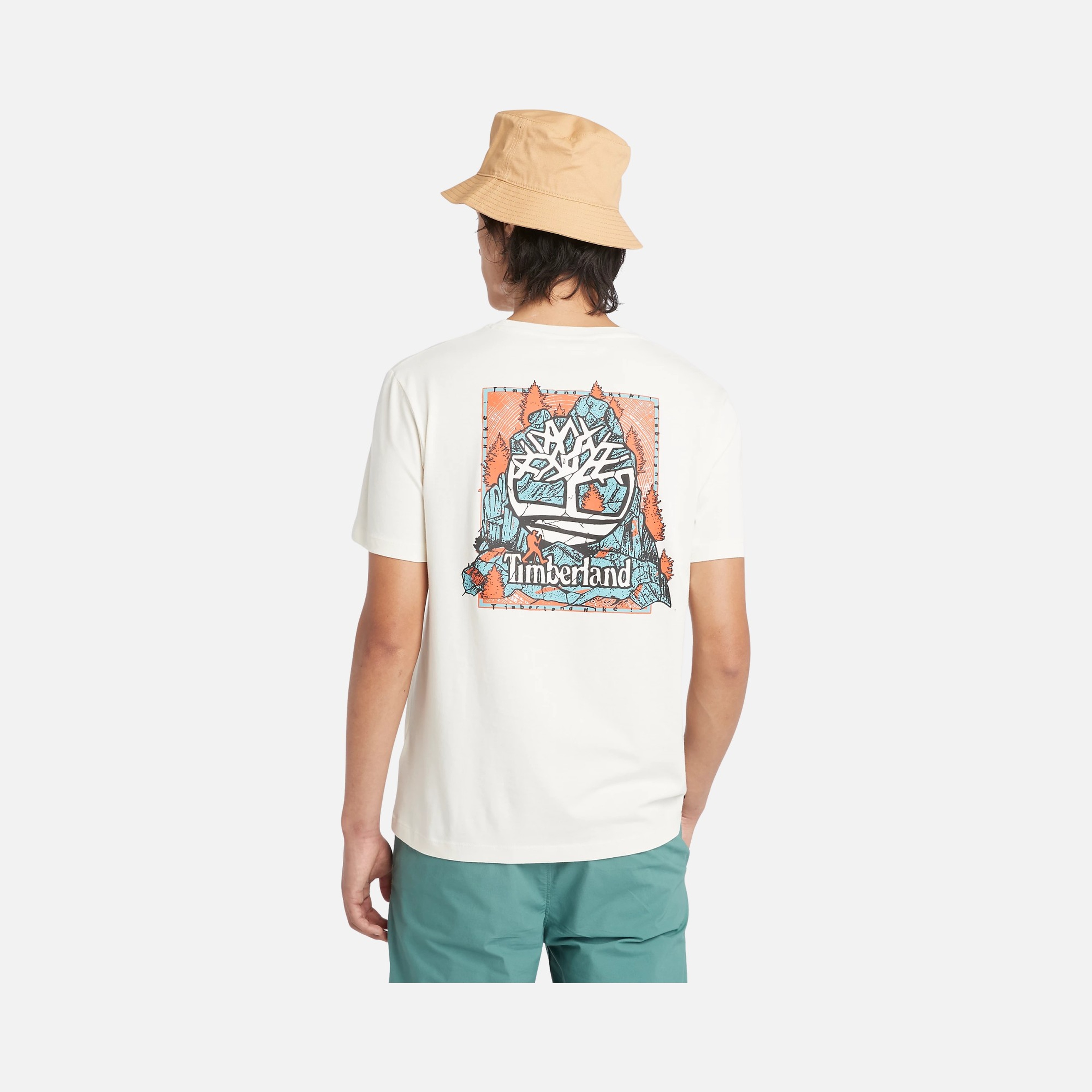 Timberland Sportswear Back Graphic SS24 Short-Sleeve Erkek Tişört